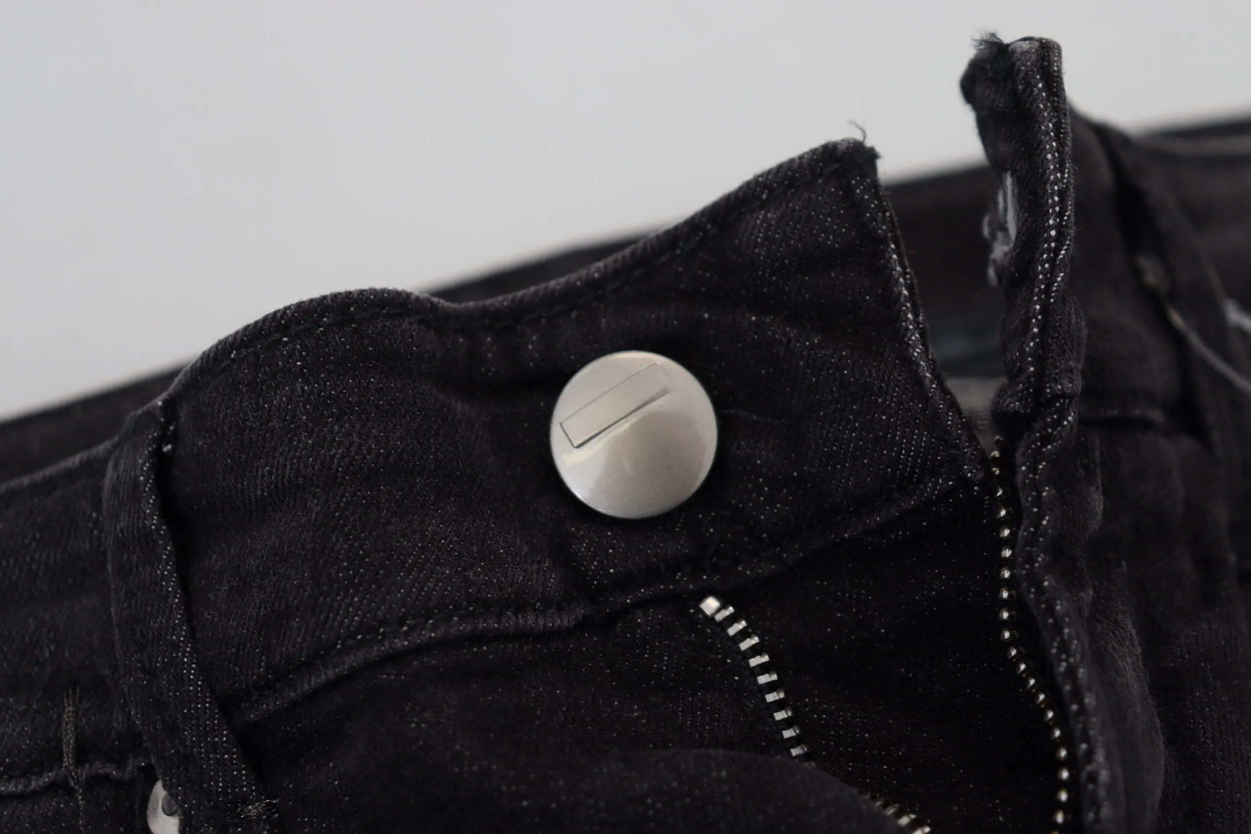 Chic Black Low Waist Straight Leg Jeans sold by Louxly product image thumbnail 5