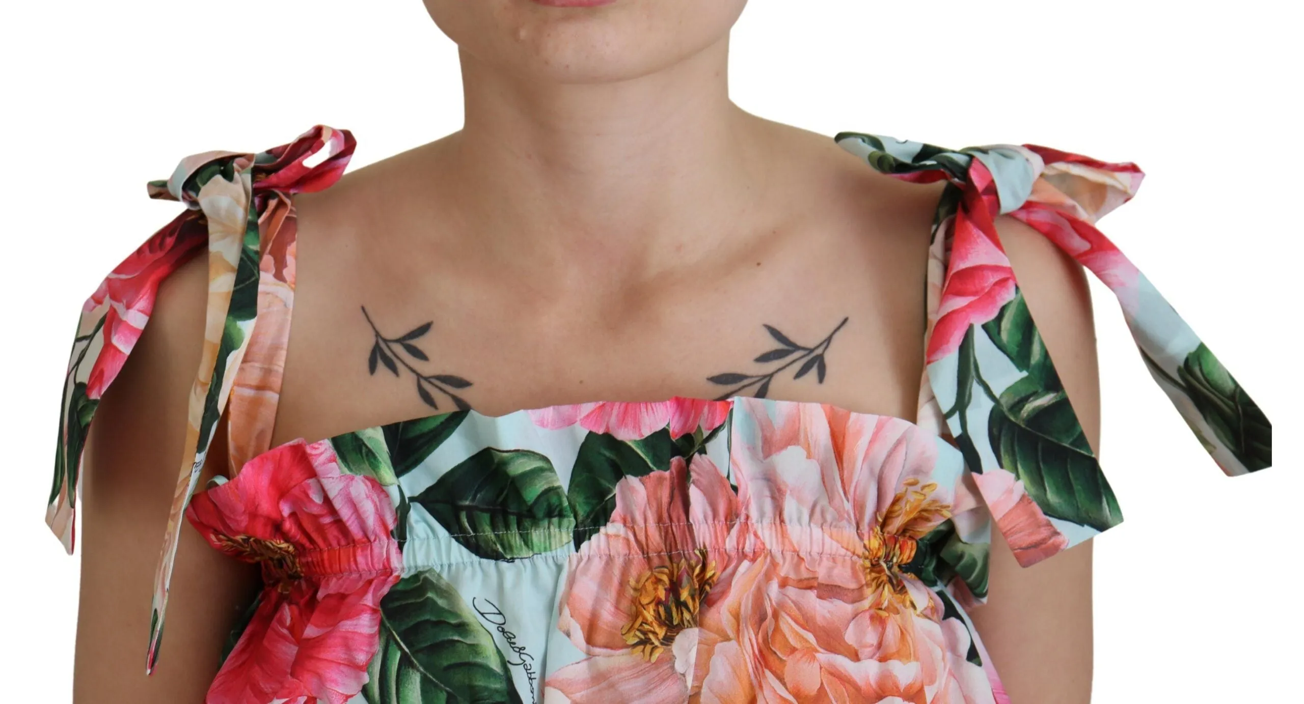 Elegant Floral Print Sleeveless Tank Top sold by Louxly product image thumbnail 4