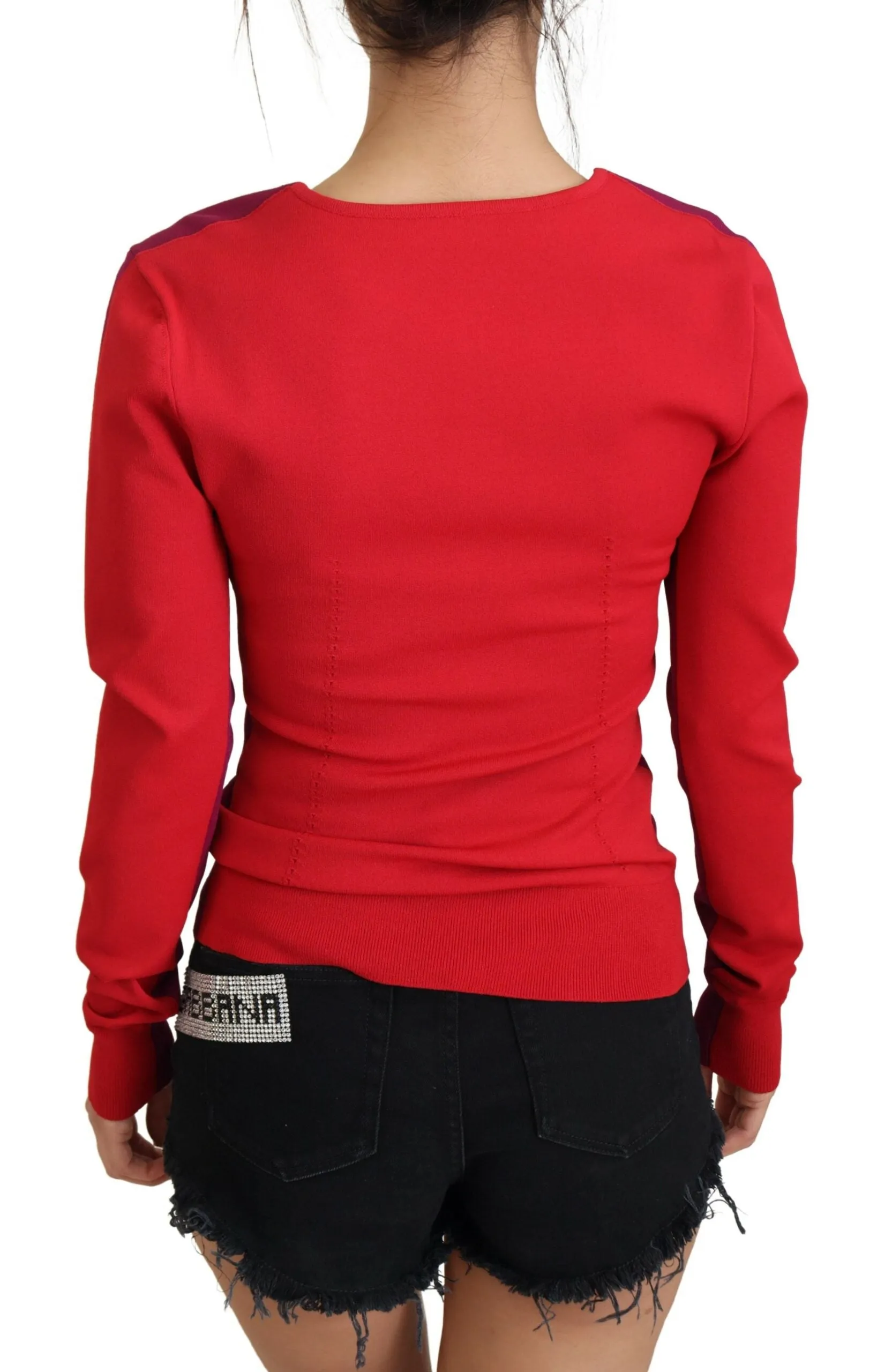 Multicolor Square Neck Pullover Sweater sold by Louxly product image thumbnail 3