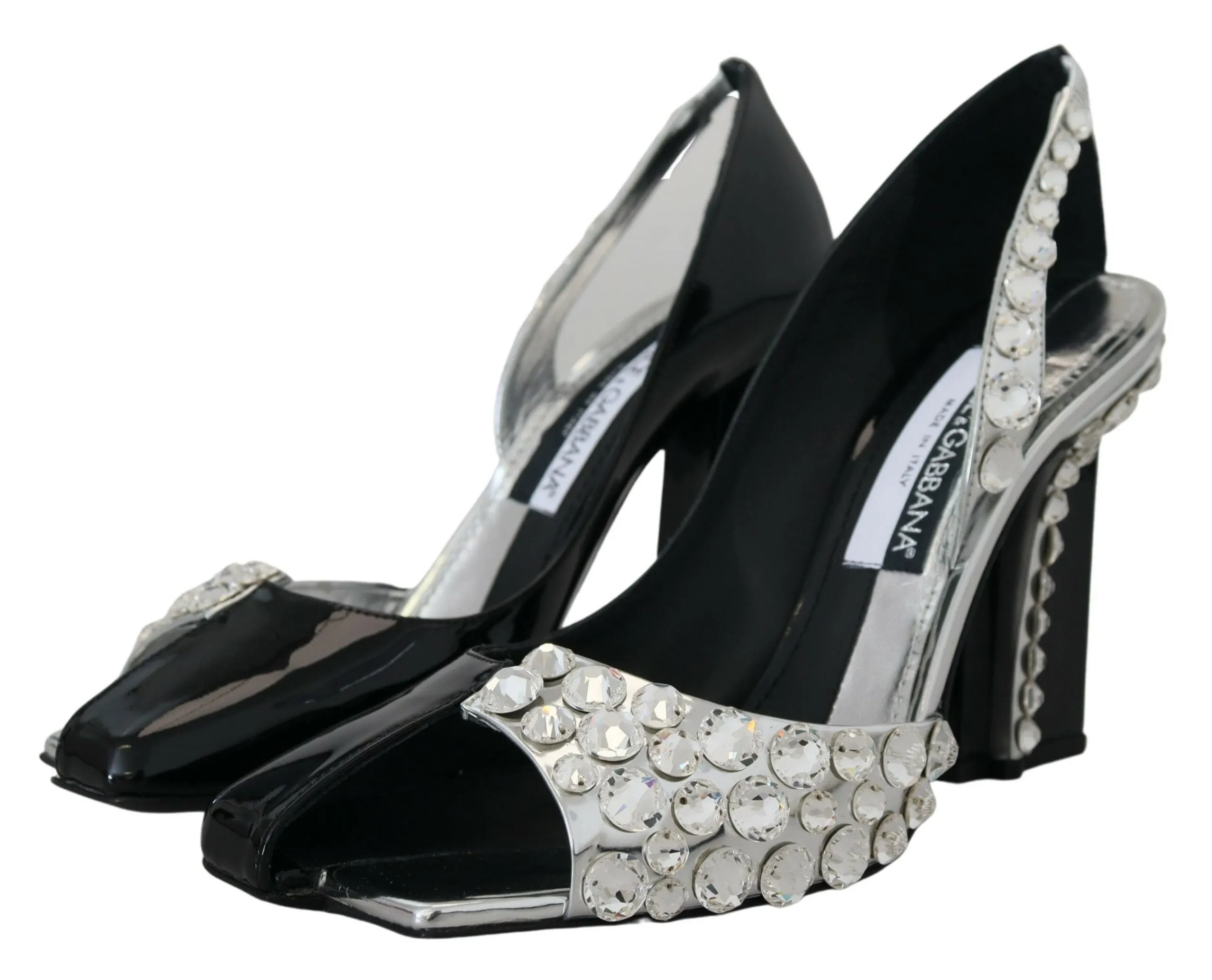 Elegant Crystals Embellished Leather Pumps sold by Louxly product image thumbnail 3