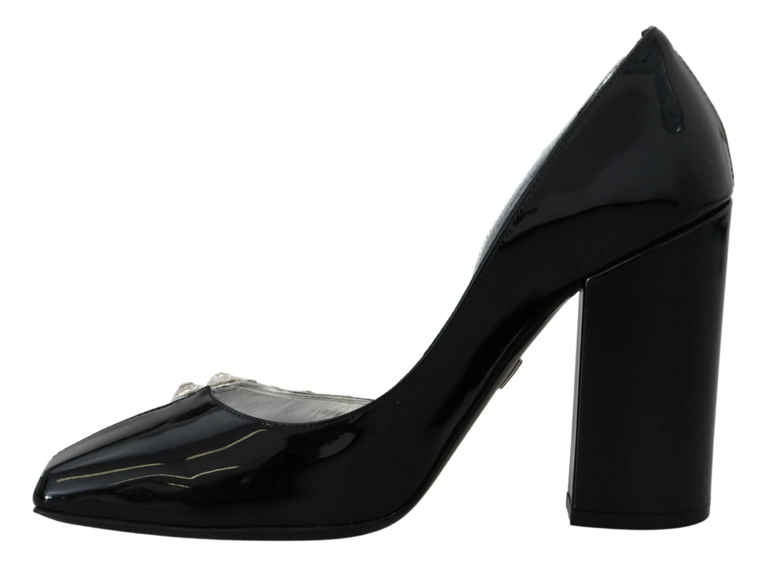 Elegant Crystals Embellished Leather Pumps sold by Louxly product image thumbnail 5