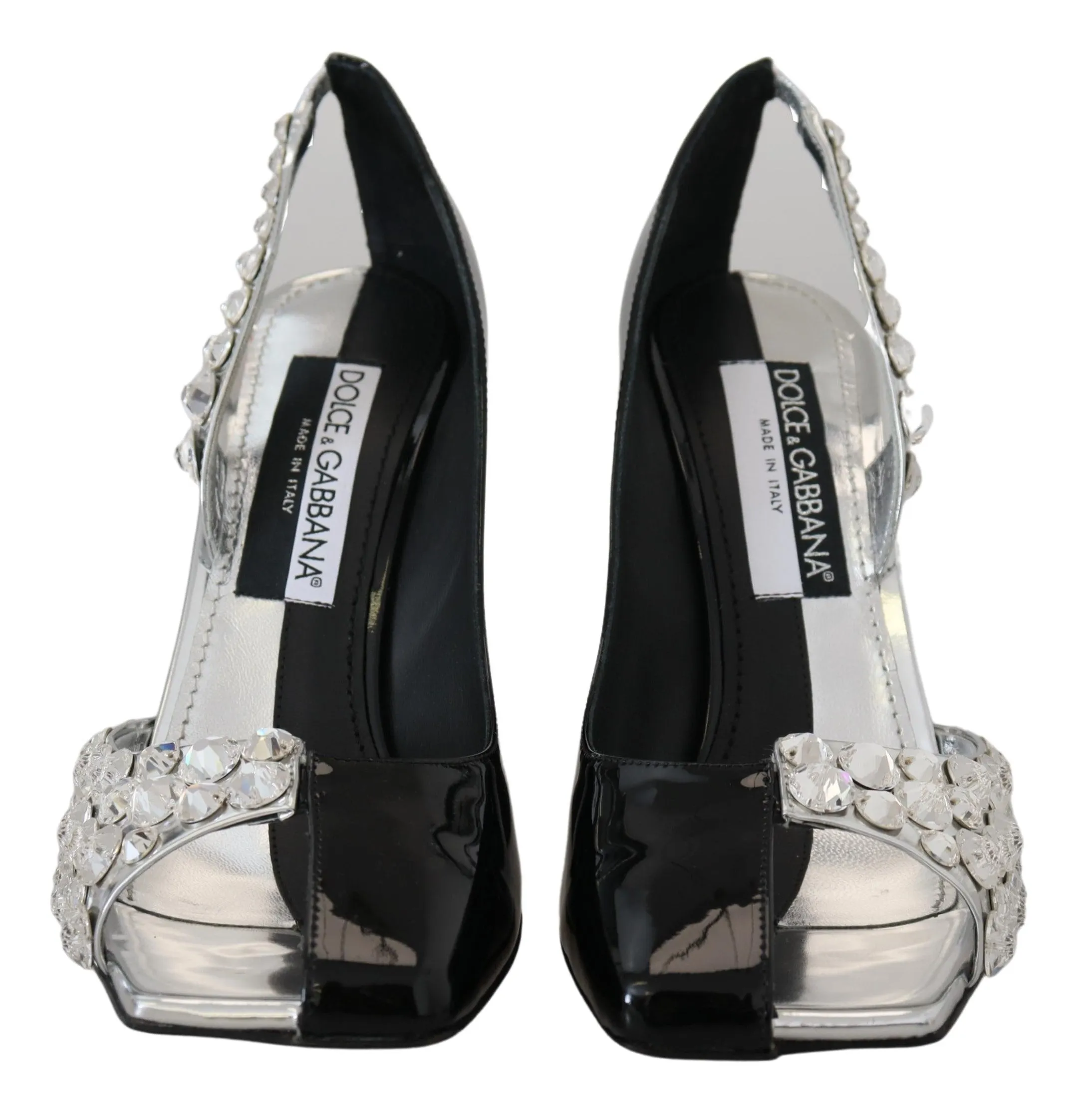 Elegant Crystals Embellished Leather Pumps sold by Louxly product image thumbnail 2
