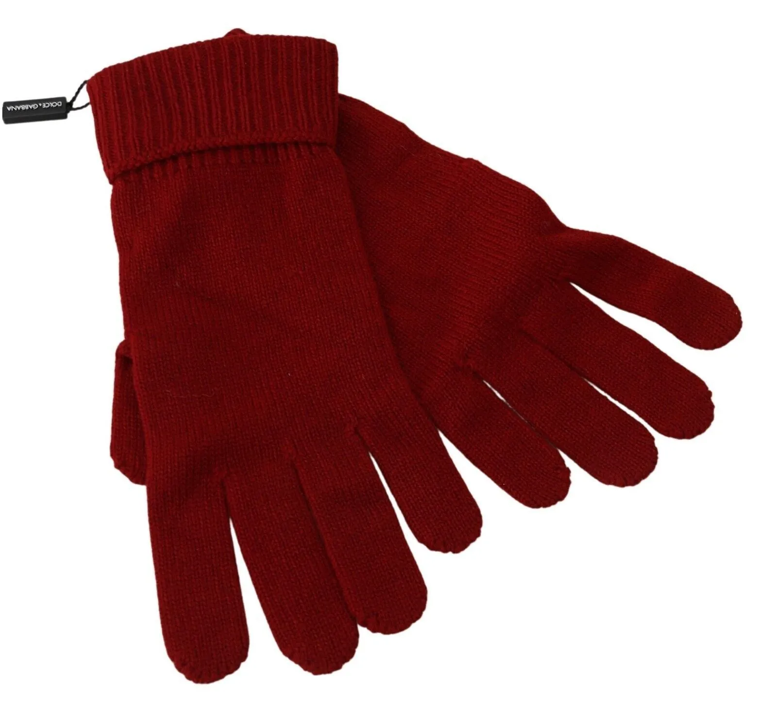 Elegant Red Cashmere Winter Gloves sold by Louxly product image thumbnail 2