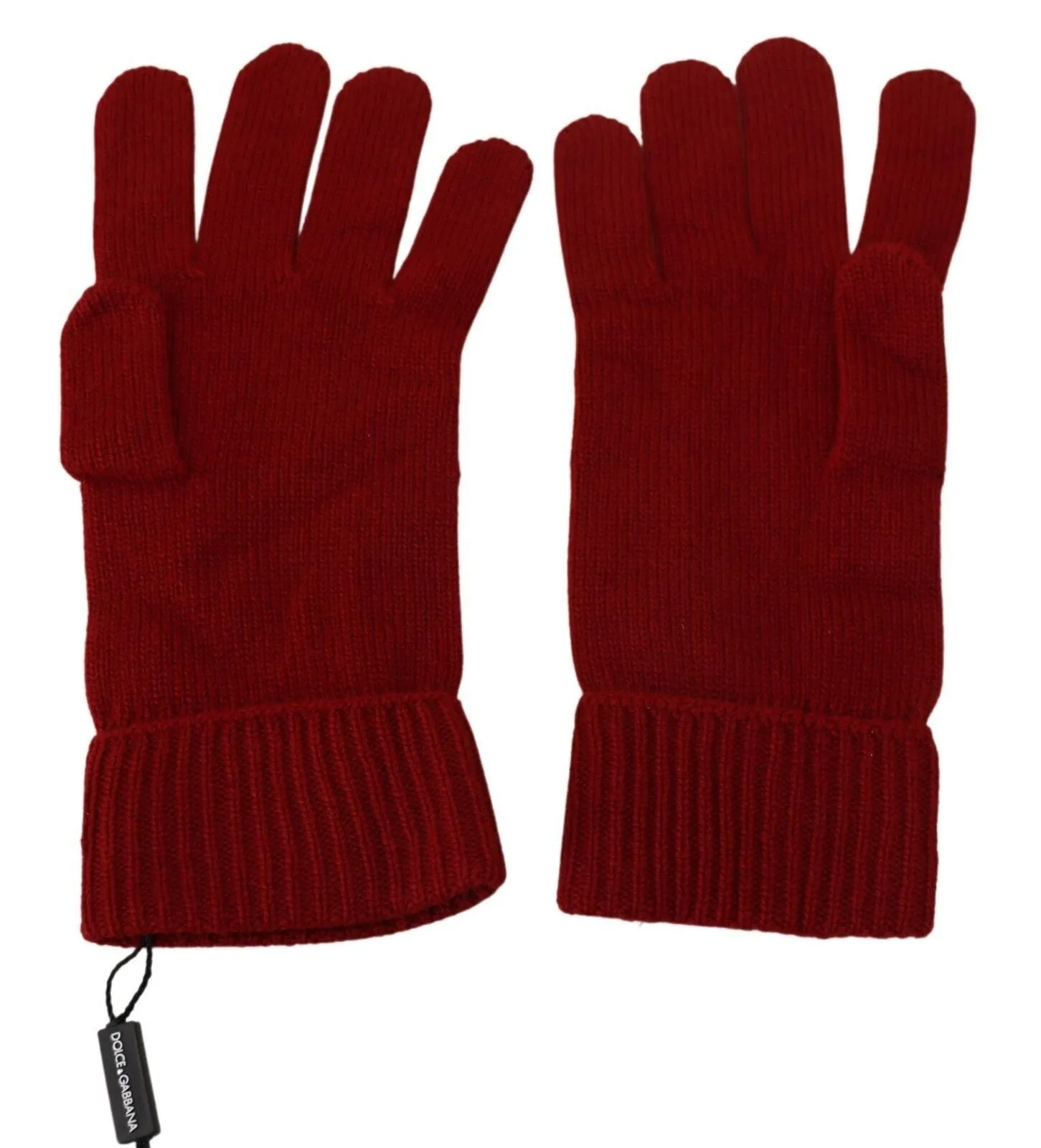 Elegant Red Cashmere Winter Gloves sold by Louxly product image thumbnail 3