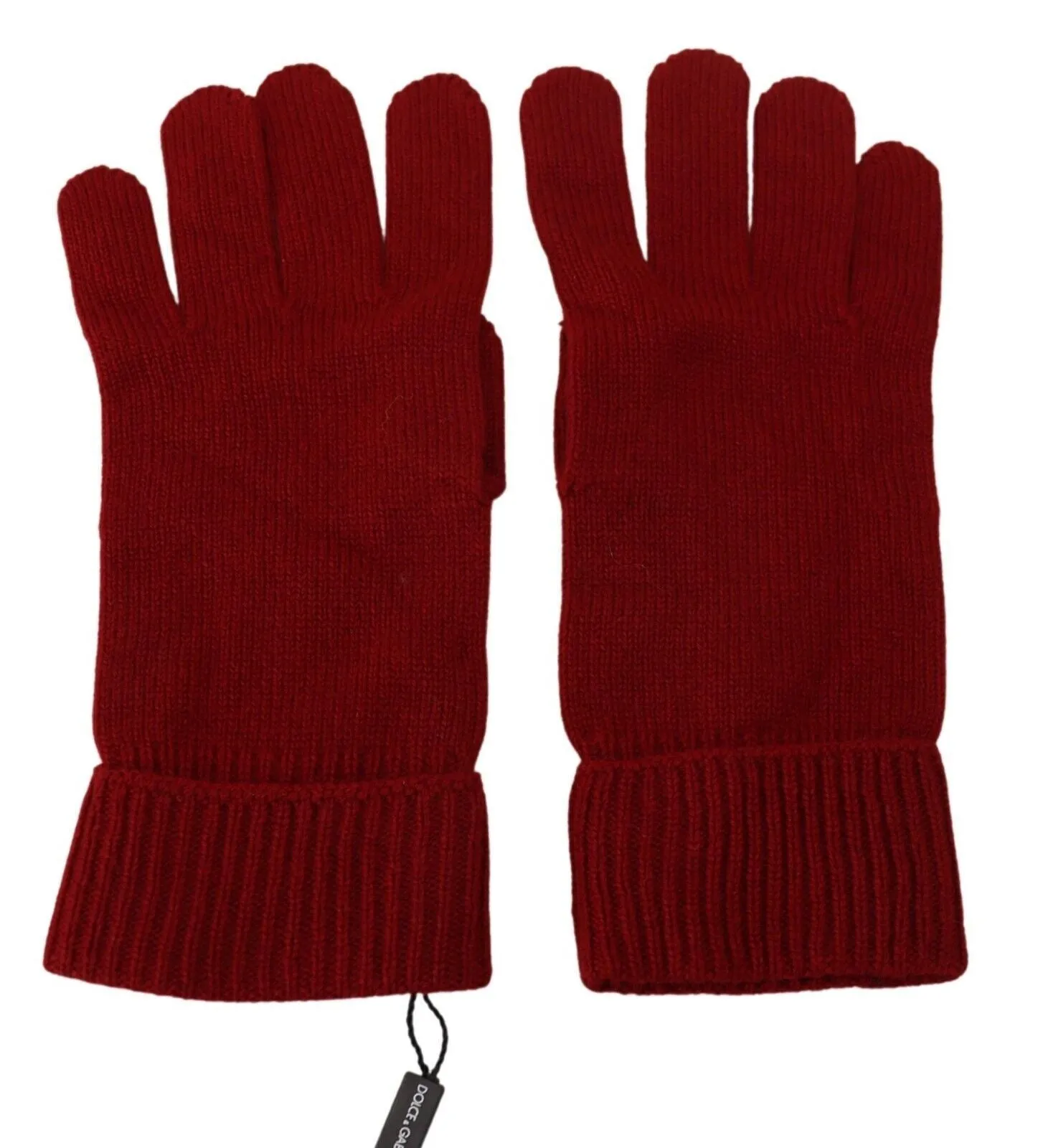 Elegant Red Cashmere Winter Gloves sold by Louxly