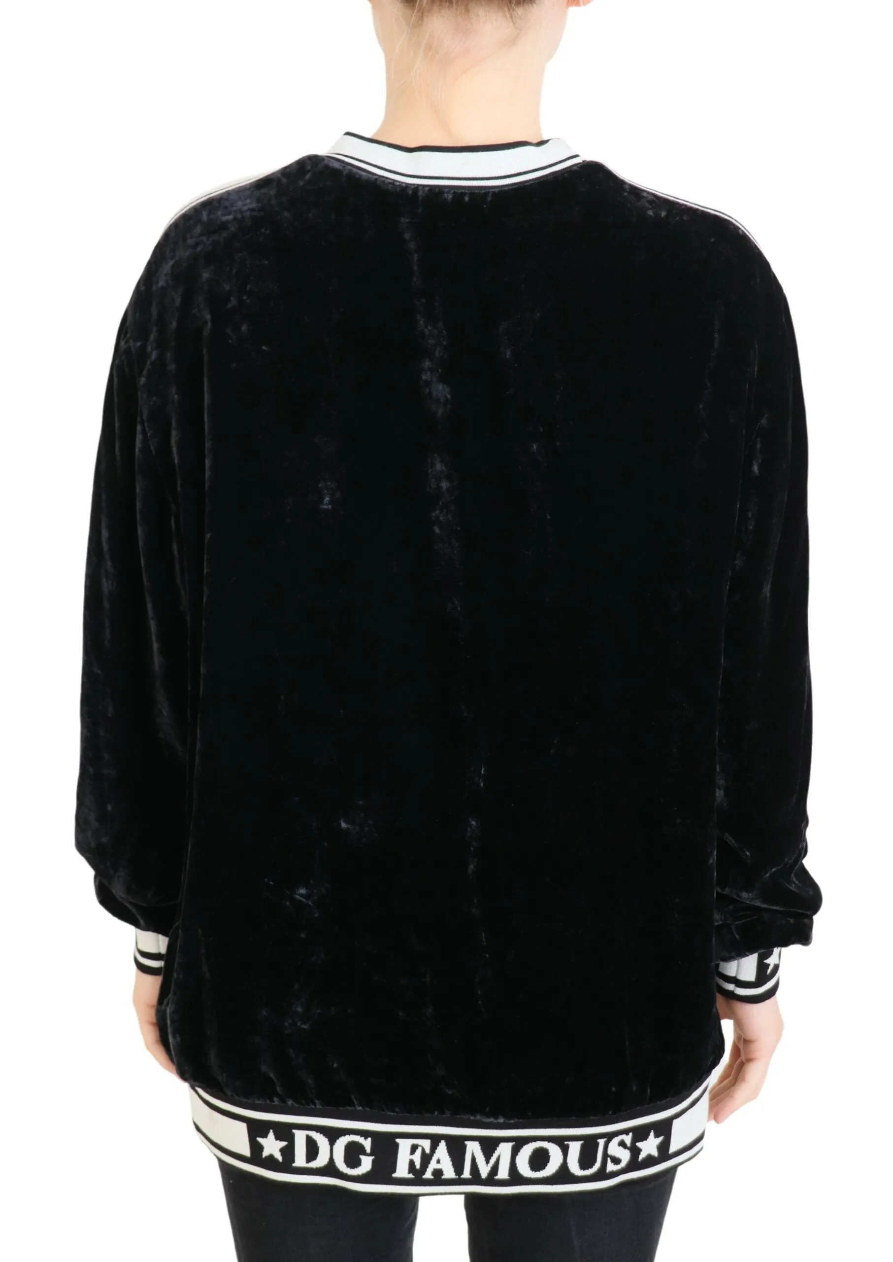 Elegant Silk Blend Velvet Sweater sold by Louxly product image thumbnail 2