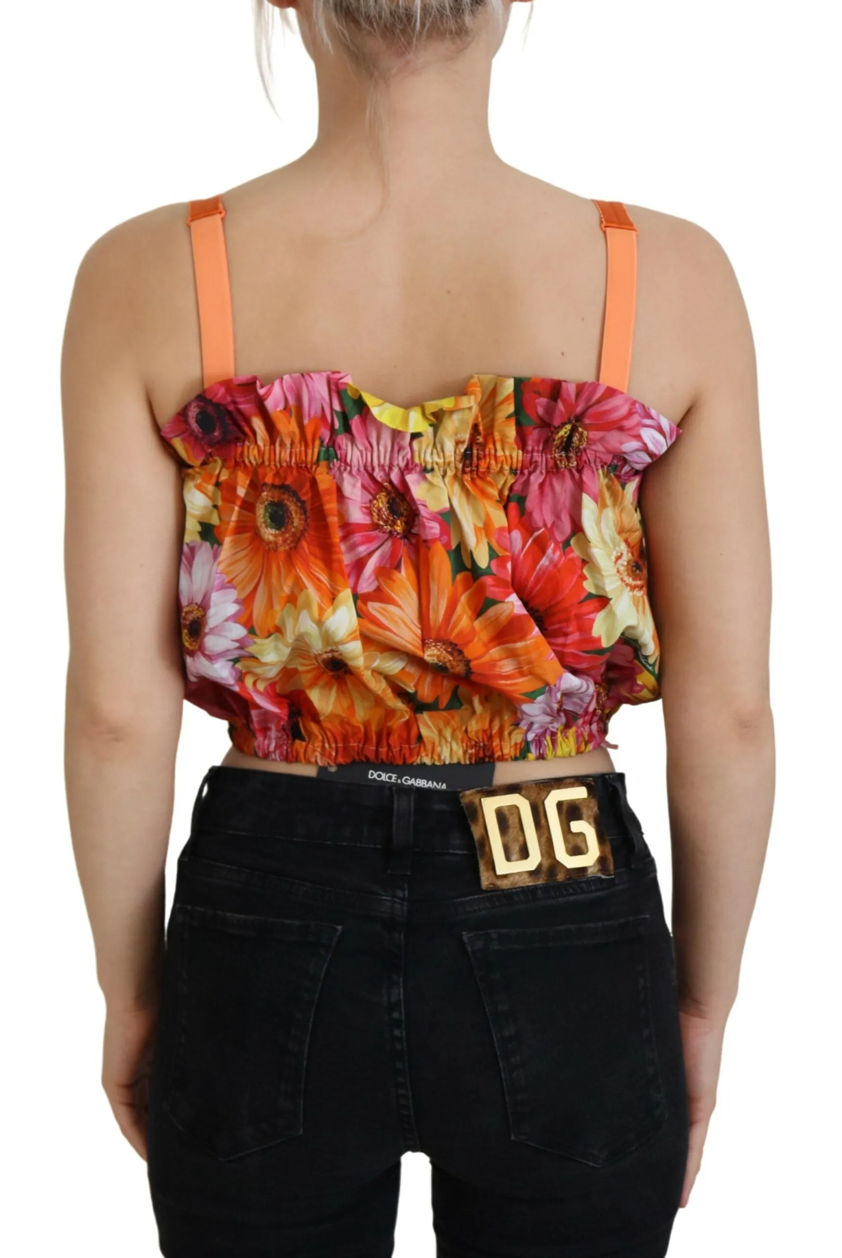 Floral Elegance Sleeveless Cropped Top sold by Louxly product image thumbnail 3