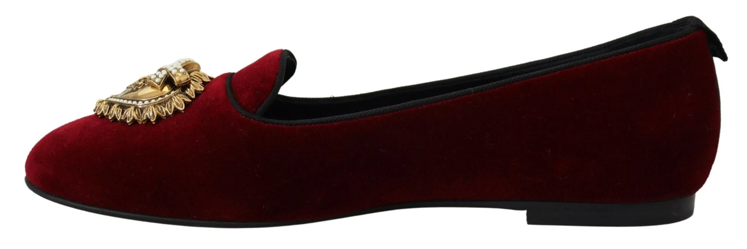 Bordeaux Velvet Devotion Loafers sold by Louxly product image thumbnail 4