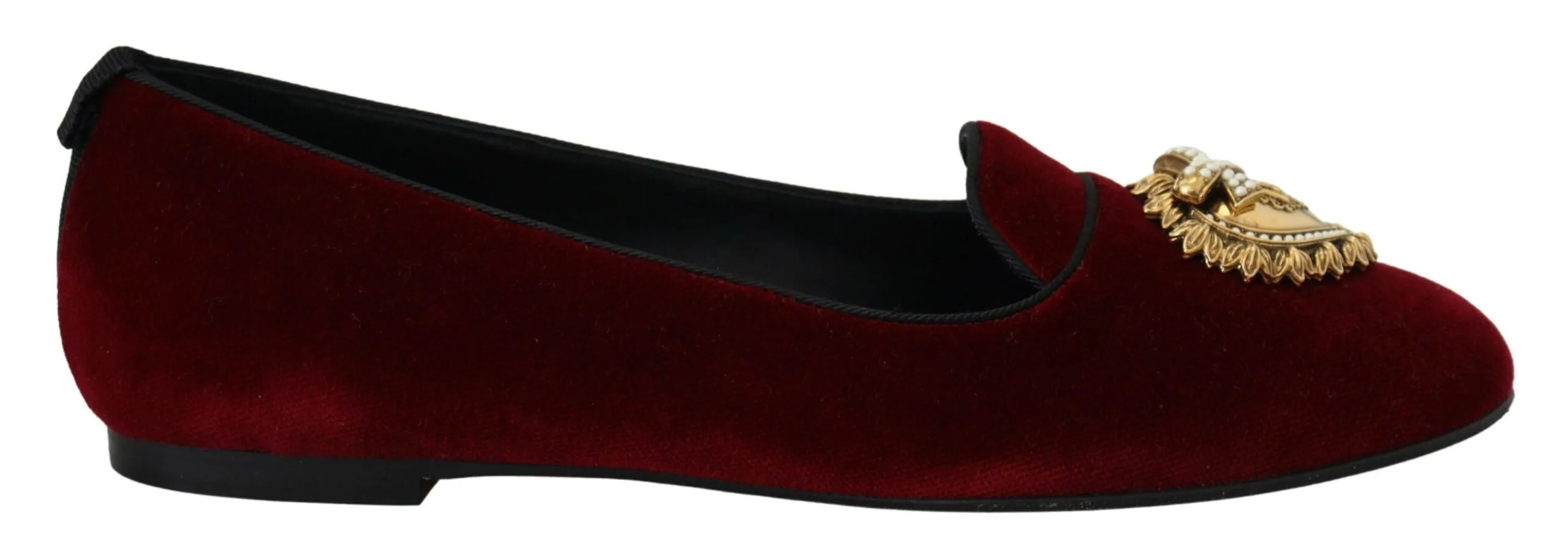 Bordeaux Velvet Devotion Loafers sold by Louxly