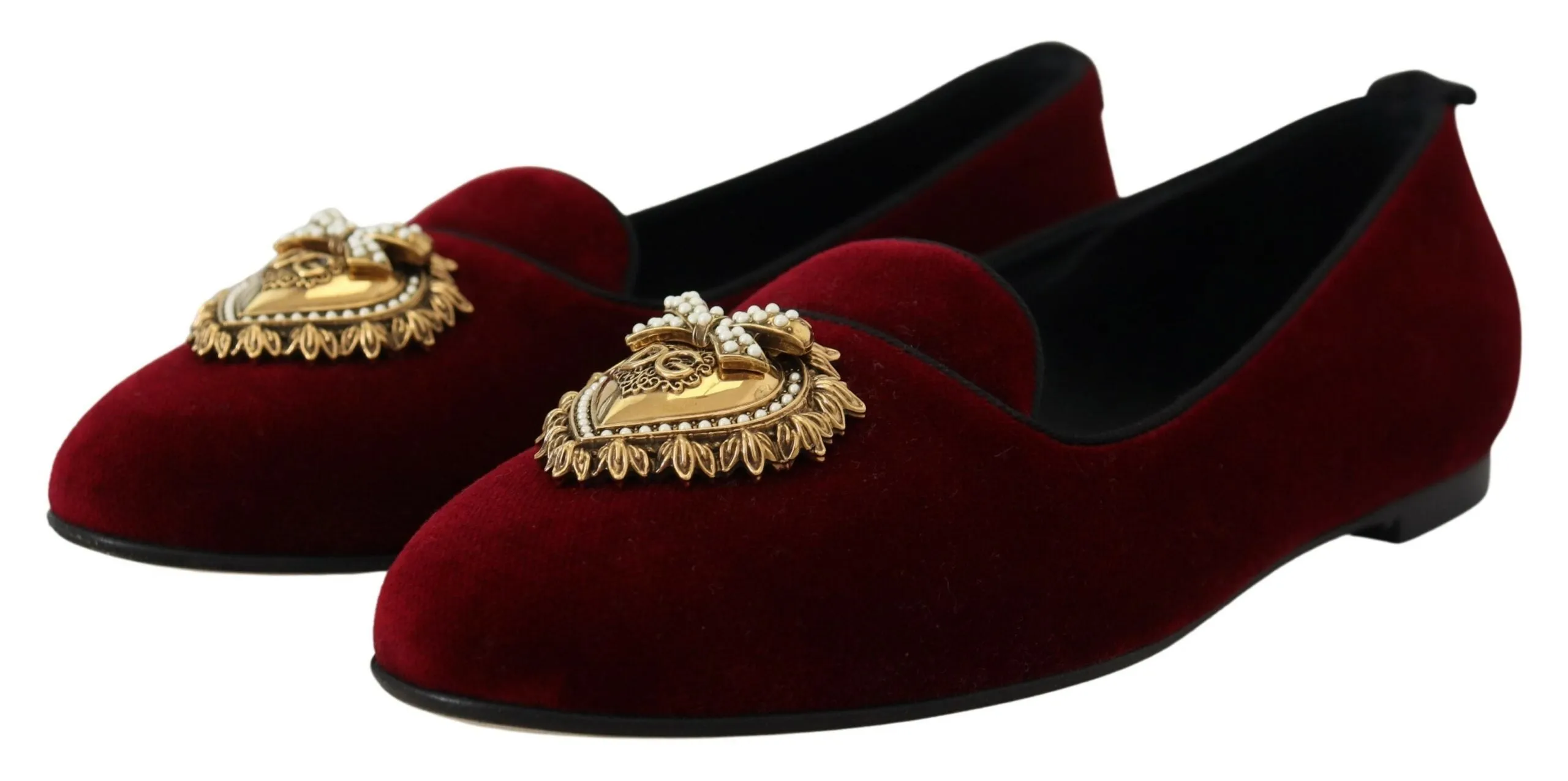 Bordeaux Velvet Devotion Loafers sold by Louxly product image thumbnail 2