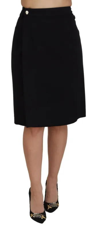 Elegant High Waist Pencil Skirt sold by Louxly