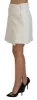 Elegant High Waist Virgin Wool Skirt sold by Louxly