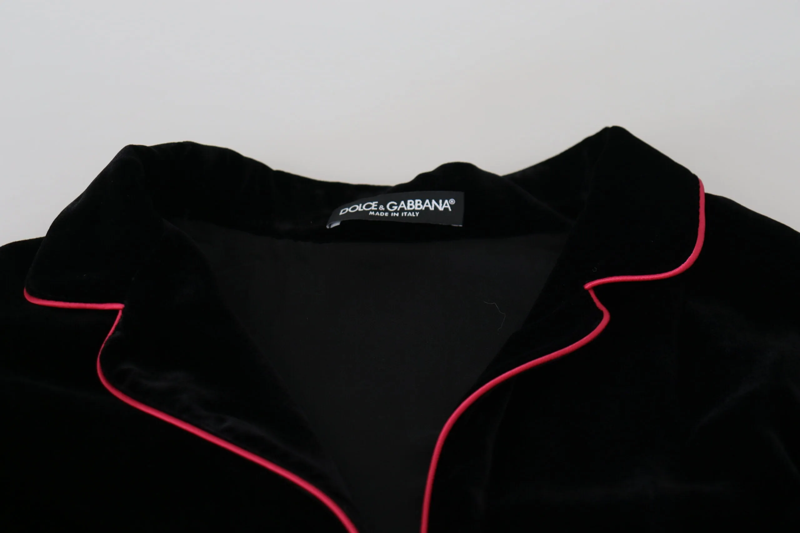 Elegant Black Silk-Blend Jacket with Waist Belt sold by Louxly product image thumbnail 5