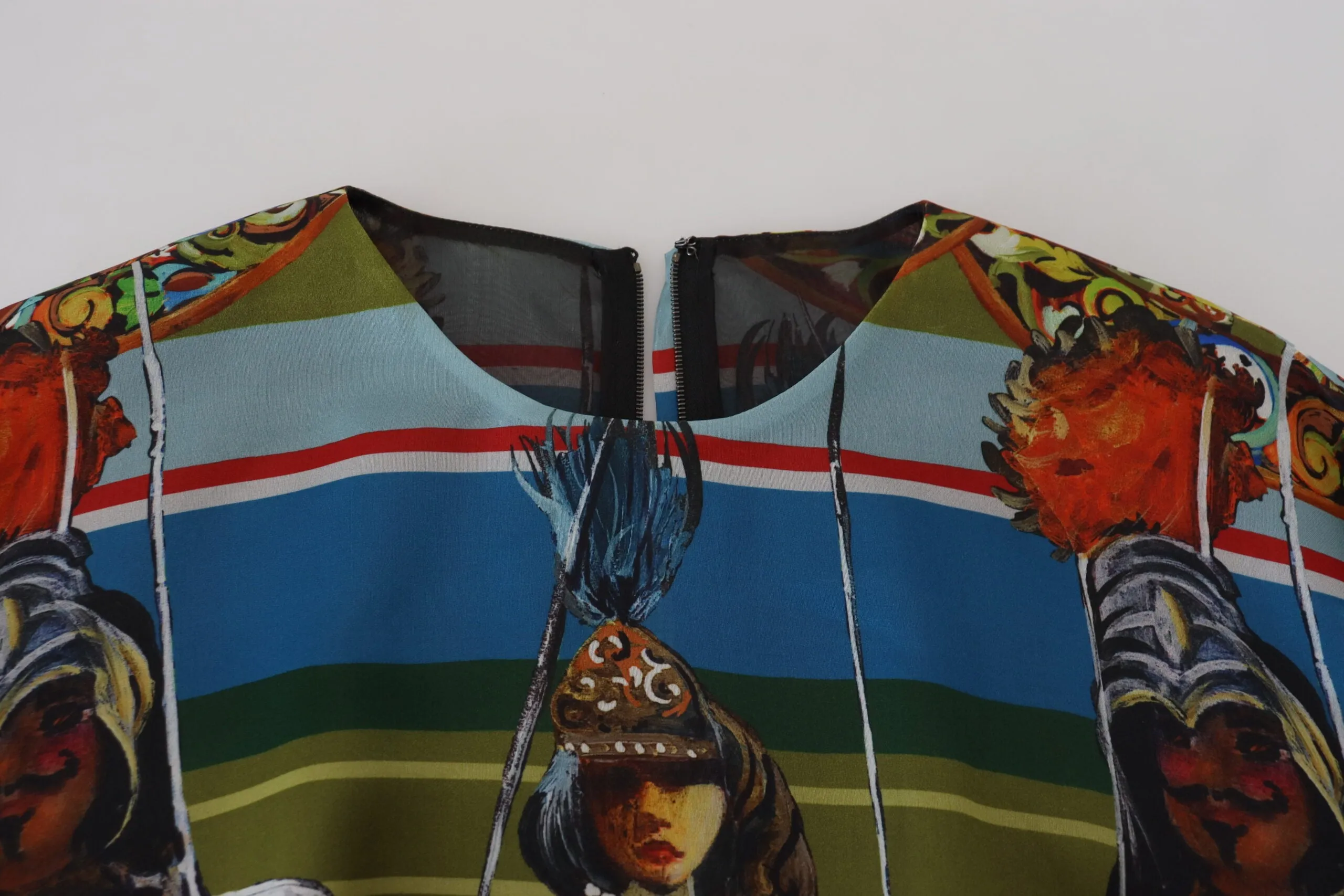 Sicilian Elegance Long Silk Dress sold by Louxly product image thumbnail 5