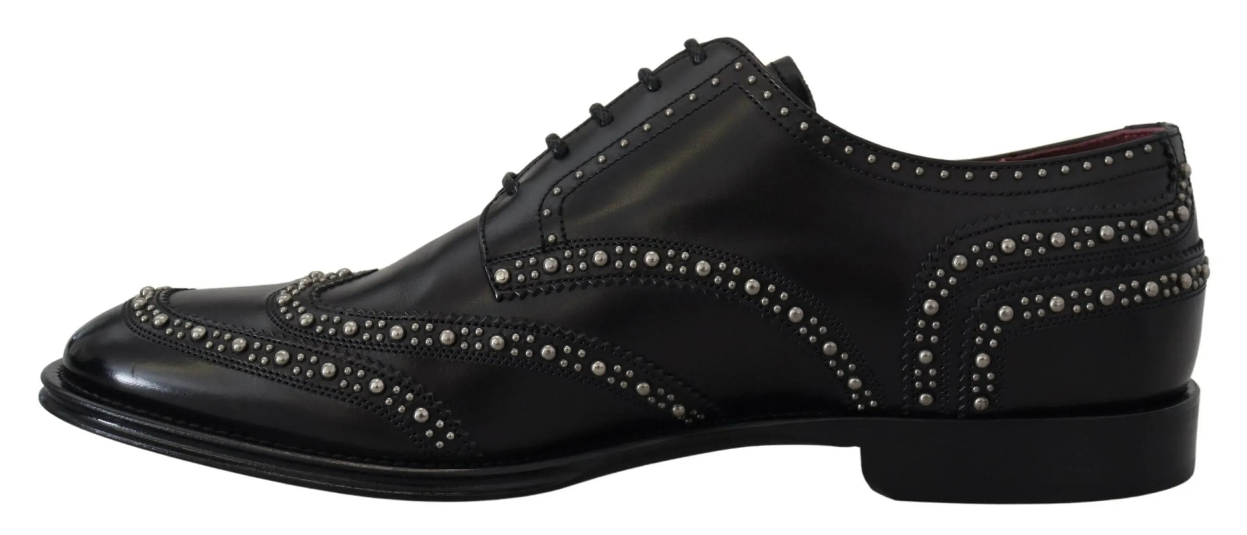 Elegant Studded Black Derby Shoes sold by Louxly product image thumbnail 3