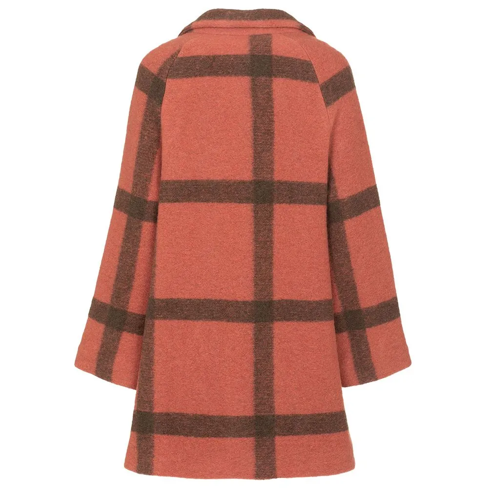 Chic Pink Wool-Blend Imperfect Coat sold by Louxly product image thumbnail 2