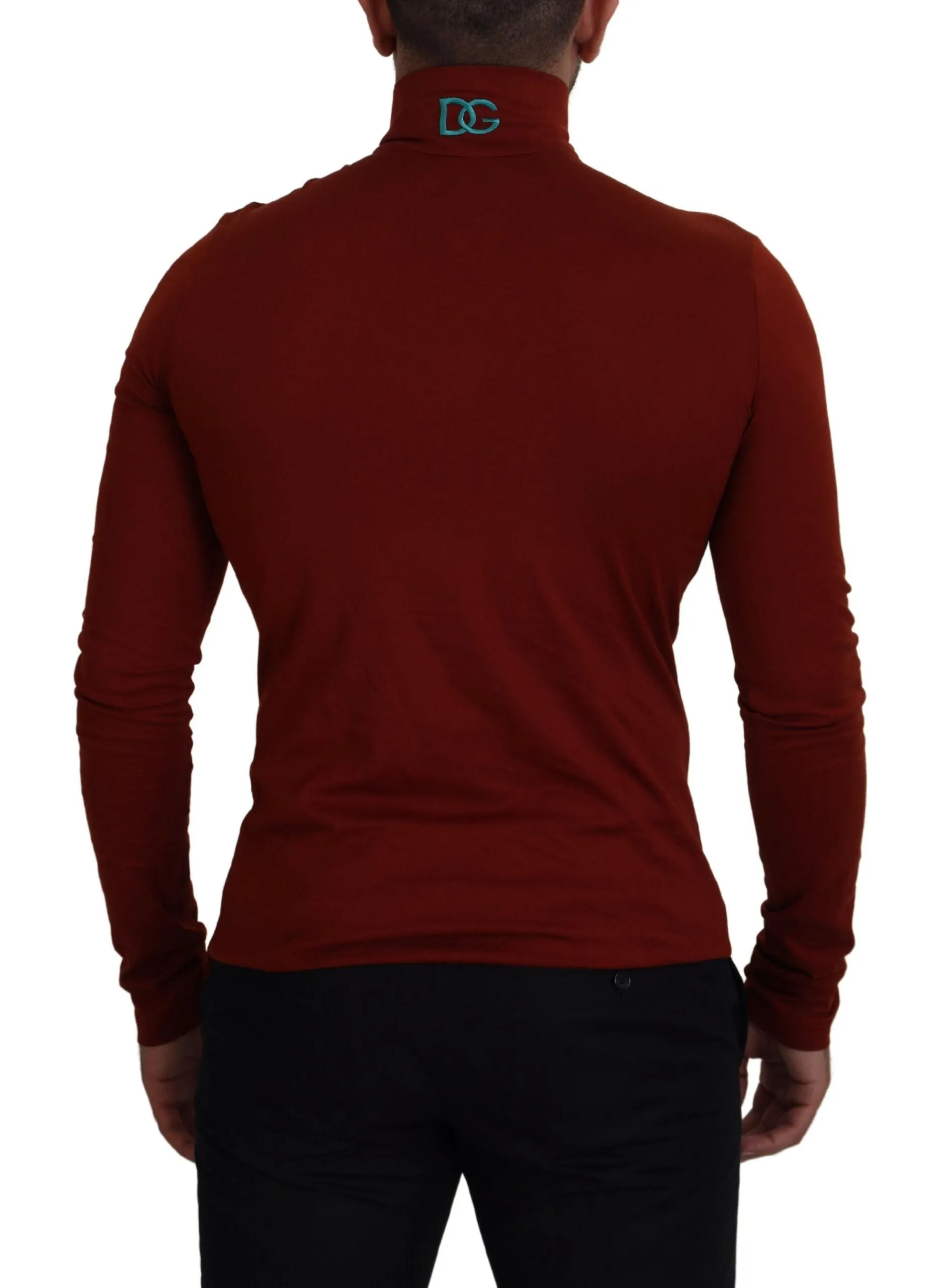 Elegant Maroon Collar Zip Sweater sold by Louxly product image thumbnail 3