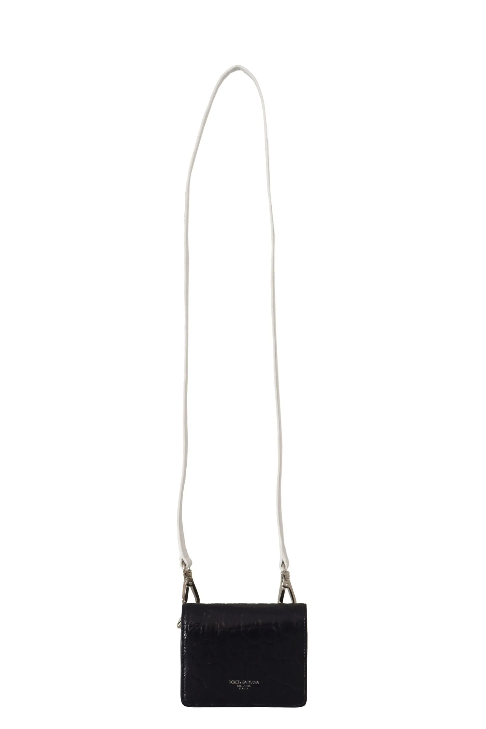 Blue Exotic Leather Bifold Wallet with Strap sold by Louxly product image thumbnail 5