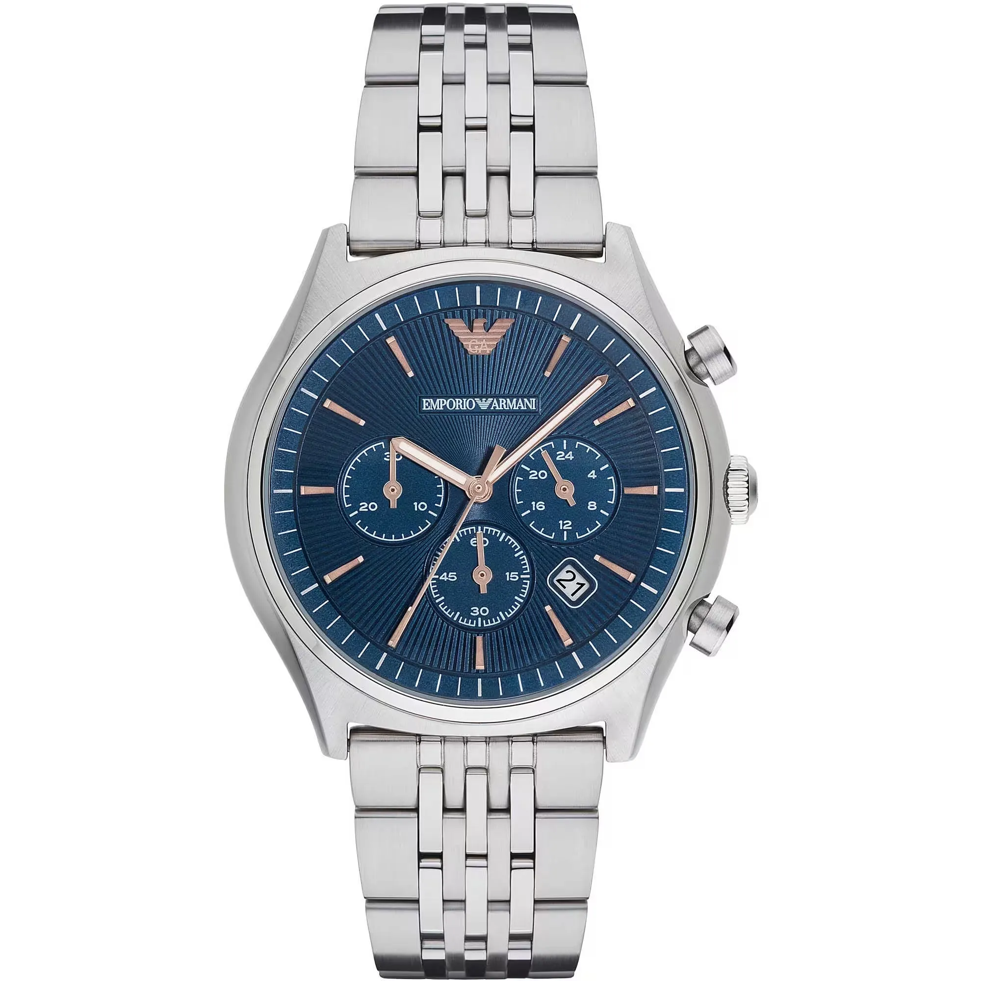 Elegant Silver Chronograph Men's Watch sold by Louxly