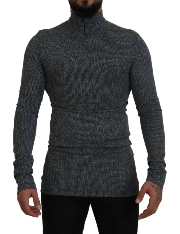 Elegant Dark Gray Pullover Sweater sold by Louxly