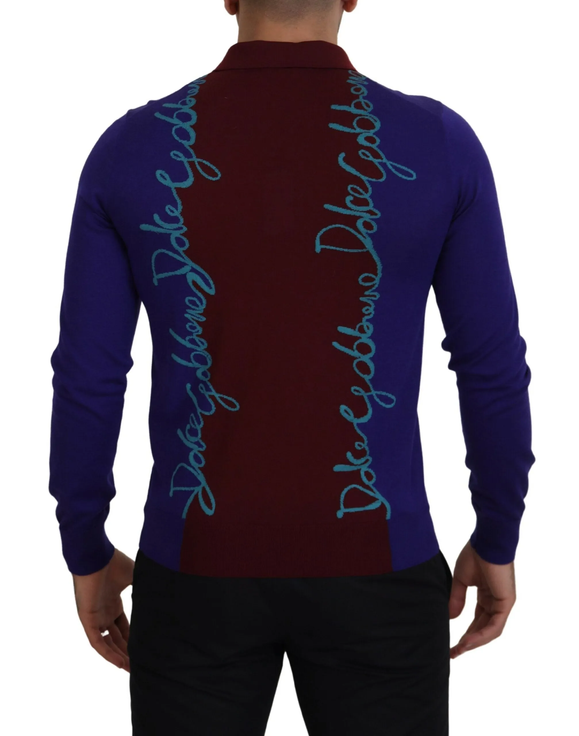 Multicolor Virgin Wool Silk Pullover Sweater sold by Louxly product image thumbnail 3