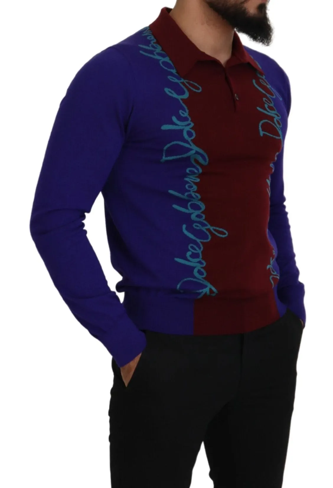 Multicolor Virgin Wool Silk Pullover Sweater sold by Louxly product image thumbnail 5