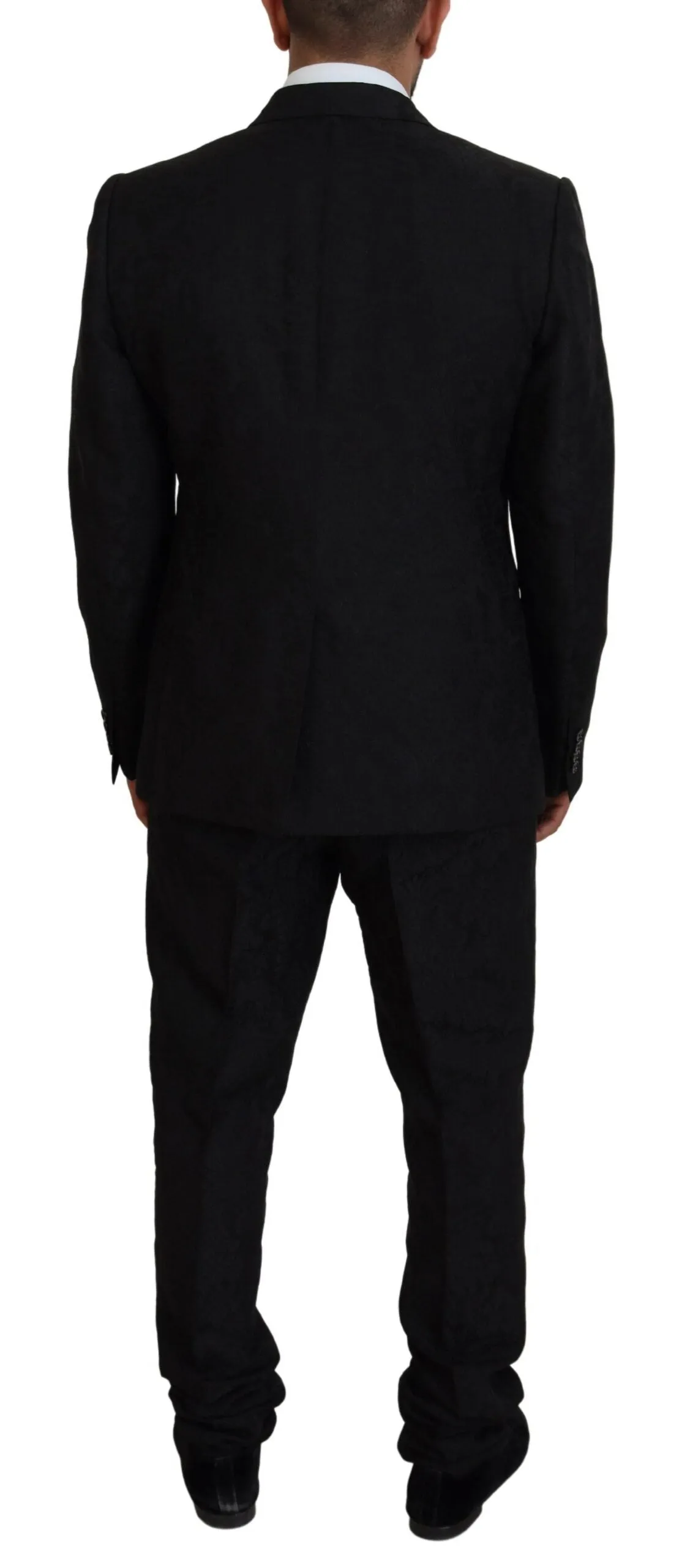 Black Martini Slim Fit Designer Suit sold by Louxly product image thumbnail 3