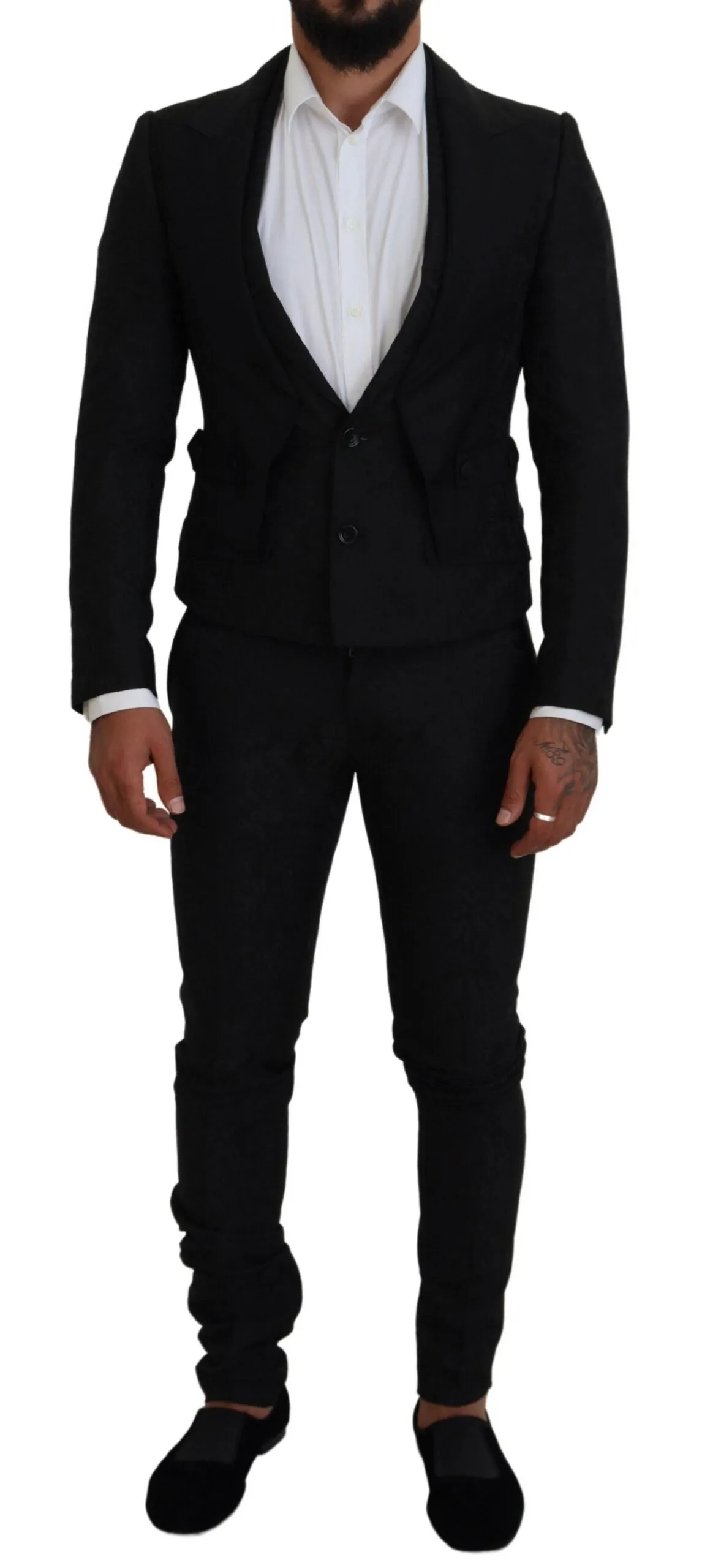 Elegant Black Martini Suit for the Modern Man sold by Louxly