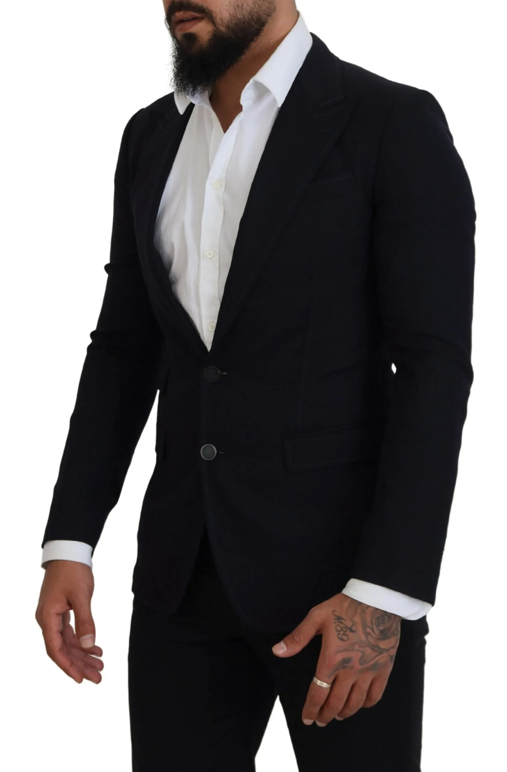 Elegant Black Single-Breasted Blazer sold by Louxly product image thumbnail 2