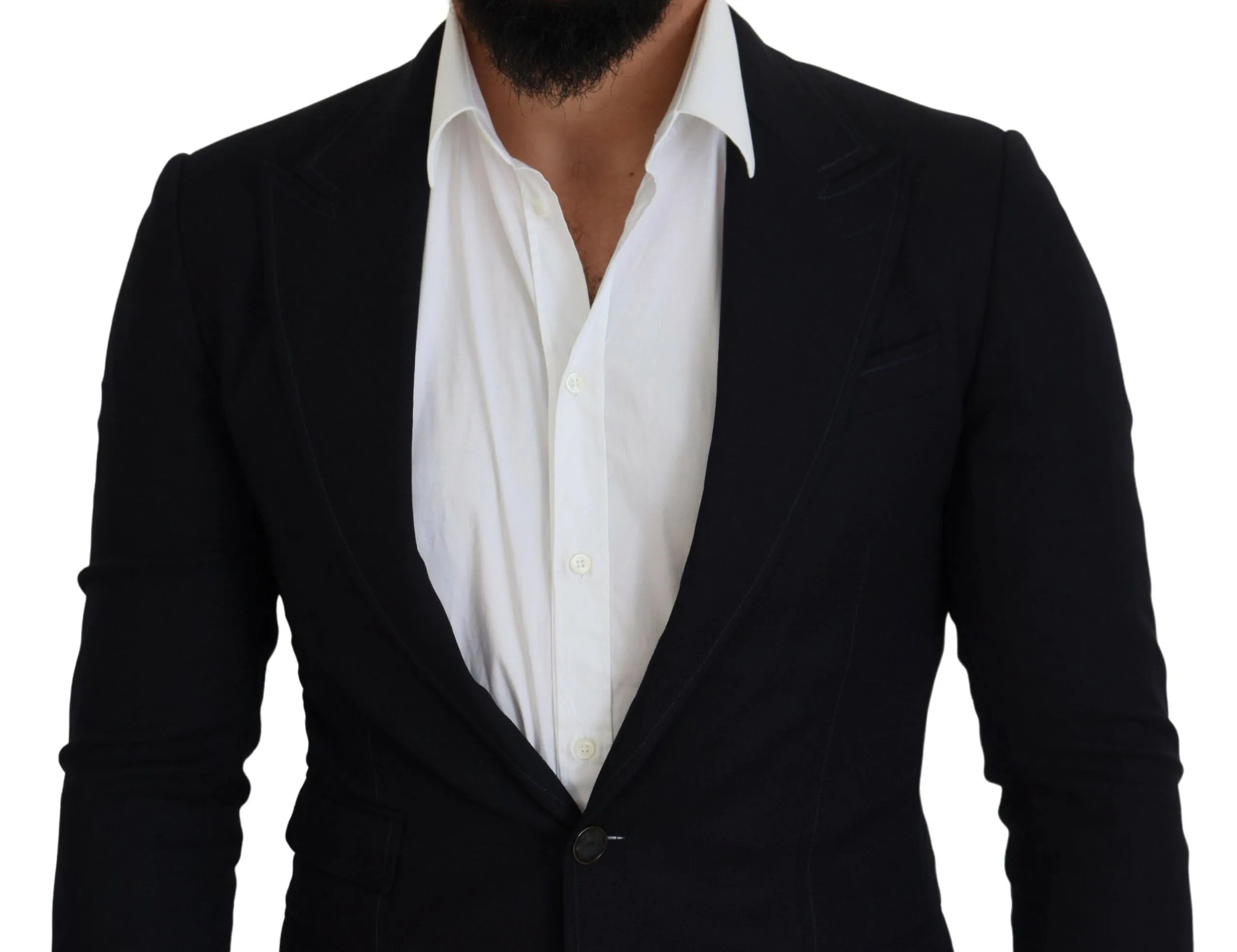 Elegant Black Single-Breasted Blazer sold by Louxly product image thumbnail 4