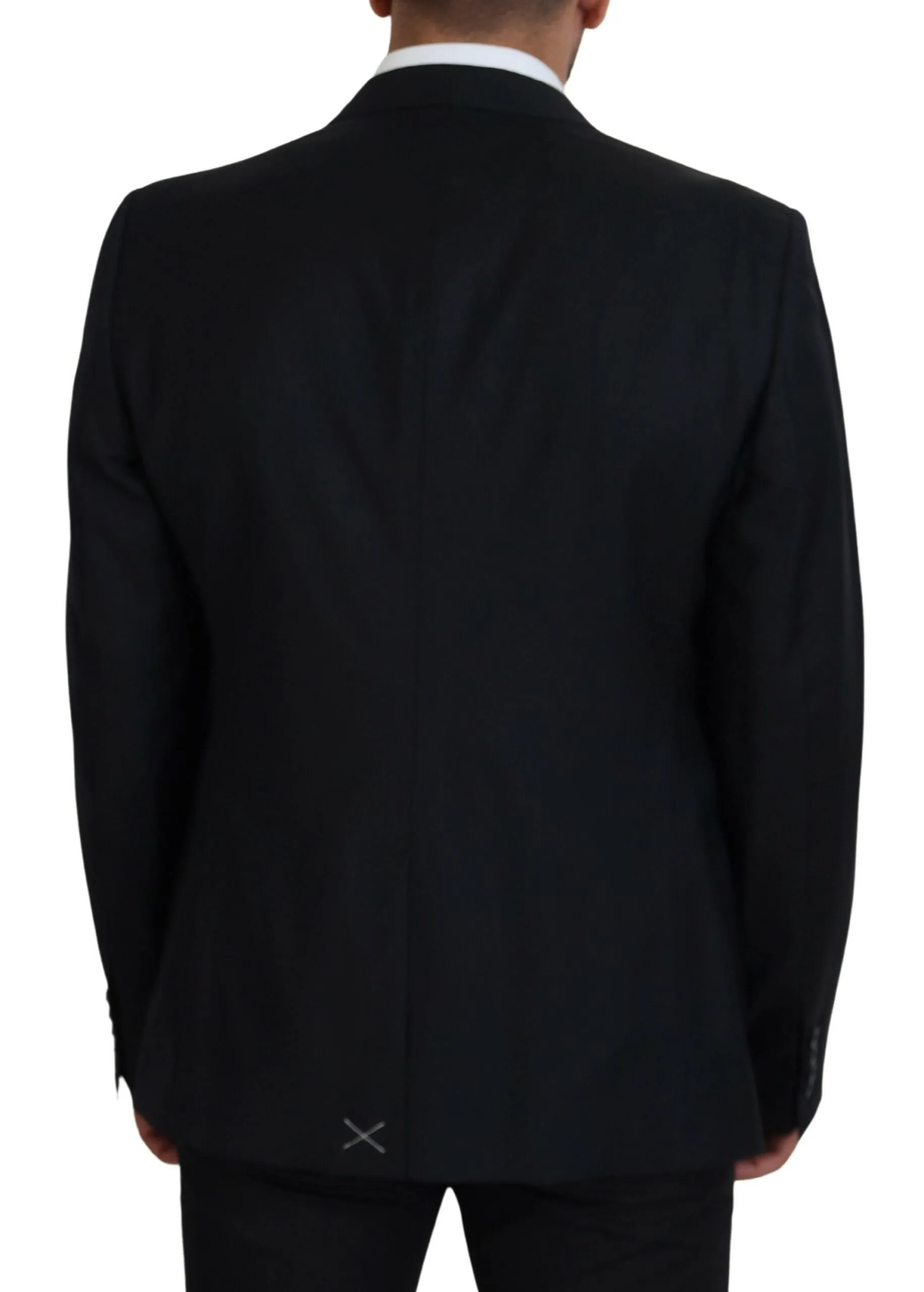 Elegant Dark Blue Single Breasted Blazer sold by Louxly product image thumbnail 3