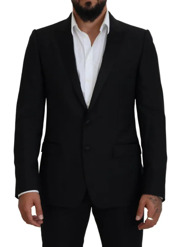 Elegant Martini Black Formal Blazer sold by Louxly