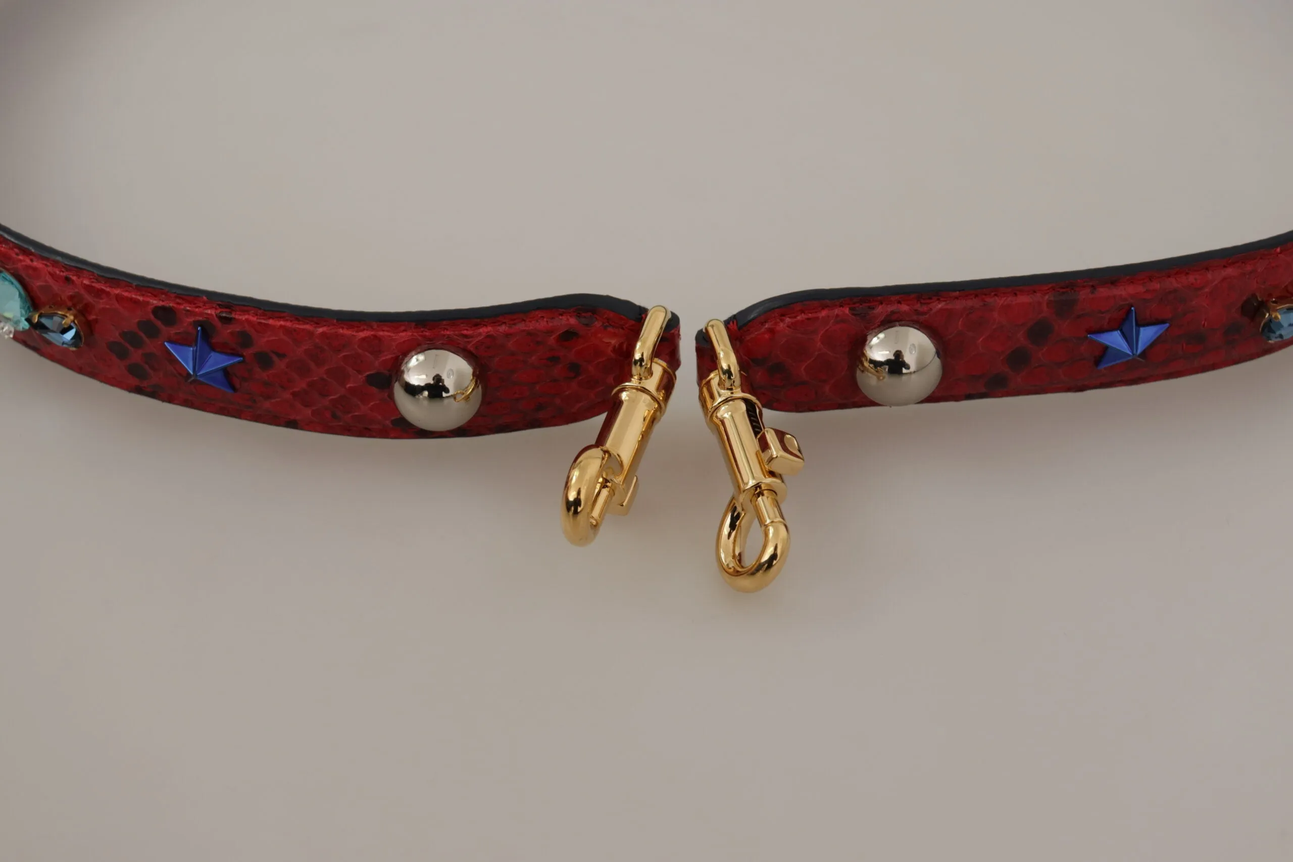 Chic Red Python Leather Shoulder Strap sold by Louxly product image thumbnail 4
