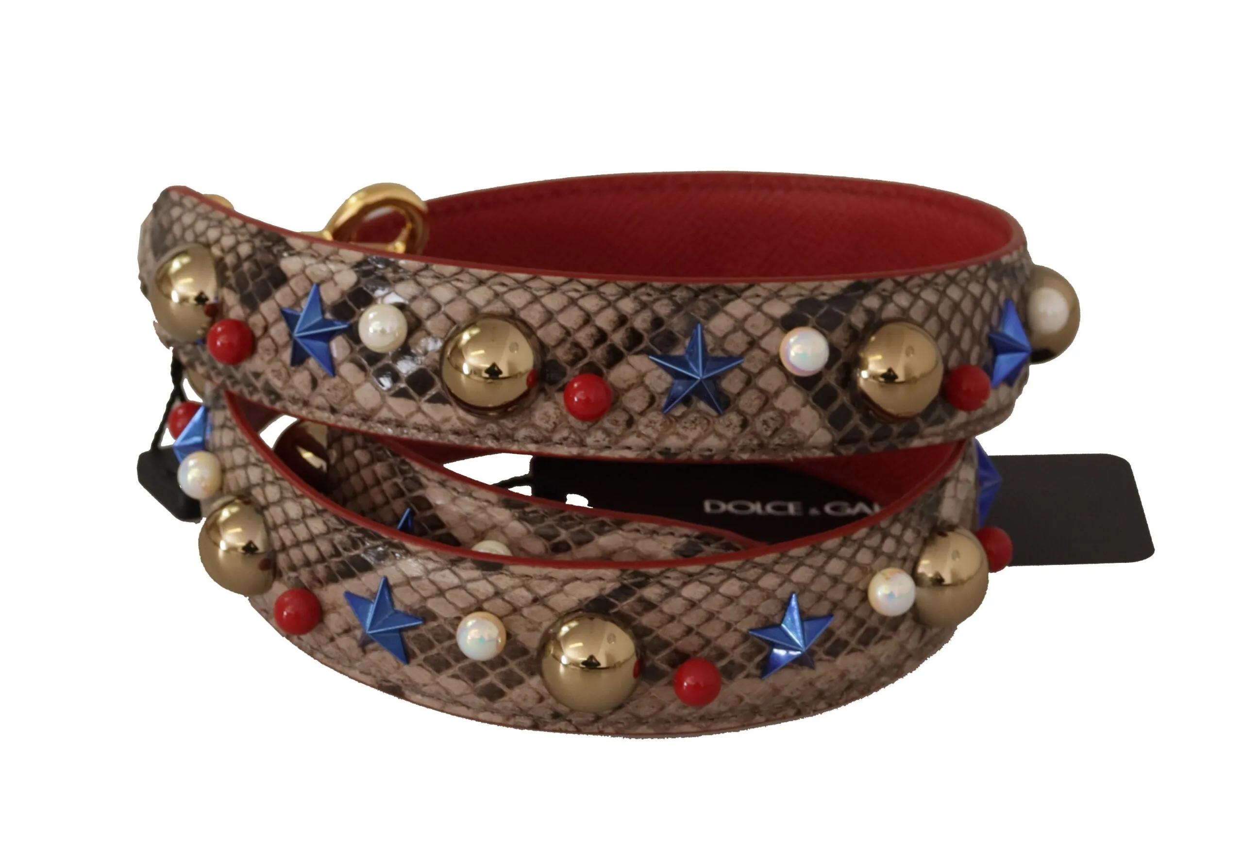 Elegant Python Leather Shoulder Strap sold by Louxly product image thumbnail 2