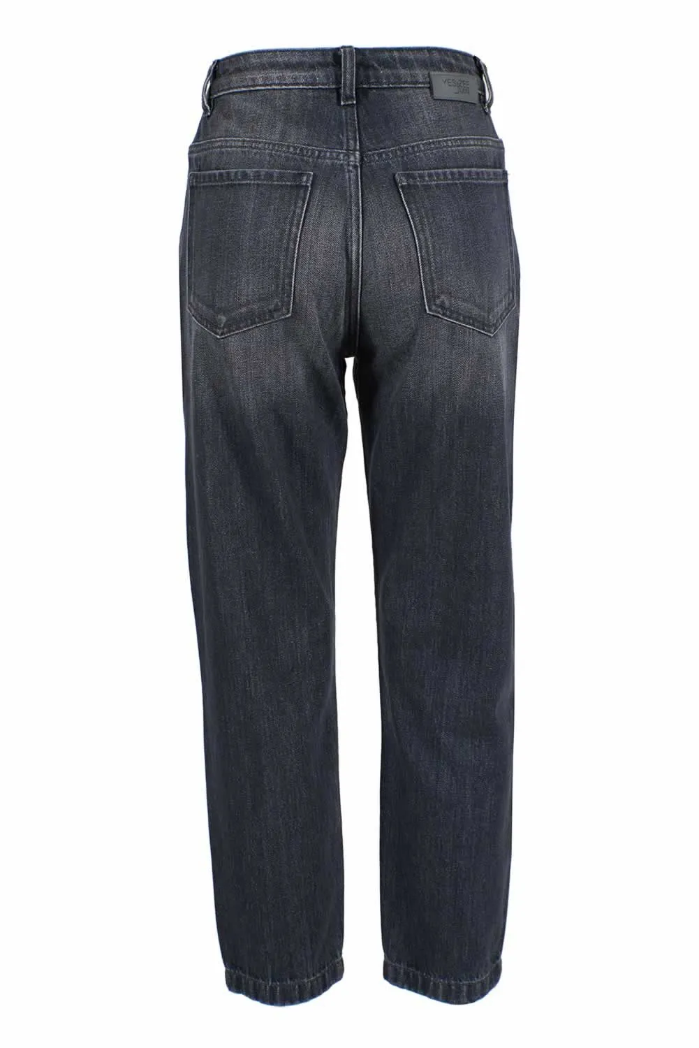 "Black Cotton Women High-Waisted Jean" sold by Louxly product image thumbnail 2