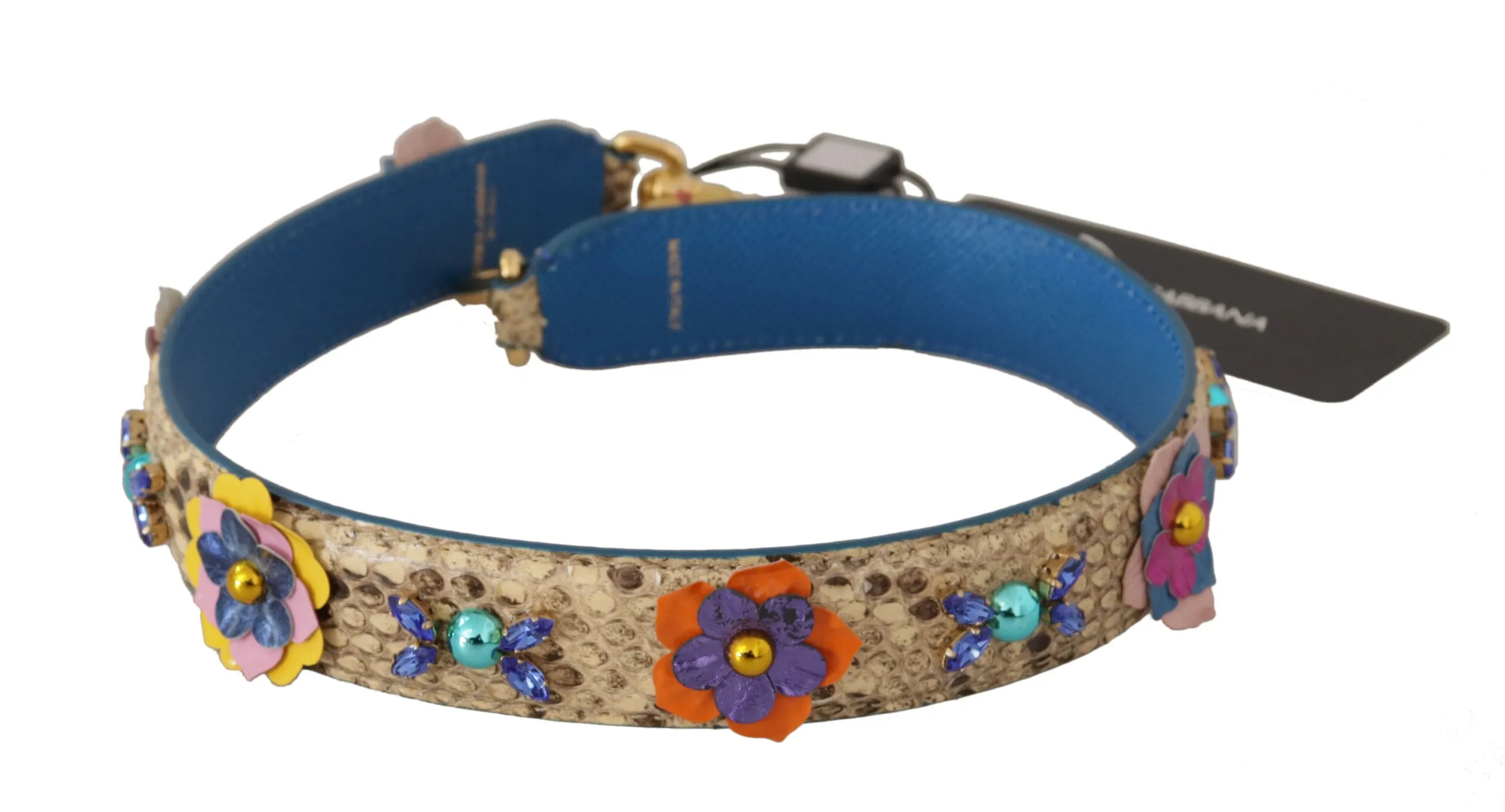 Elegant Beige Python Leather Strap sold by Louxly product image thumbnail 5