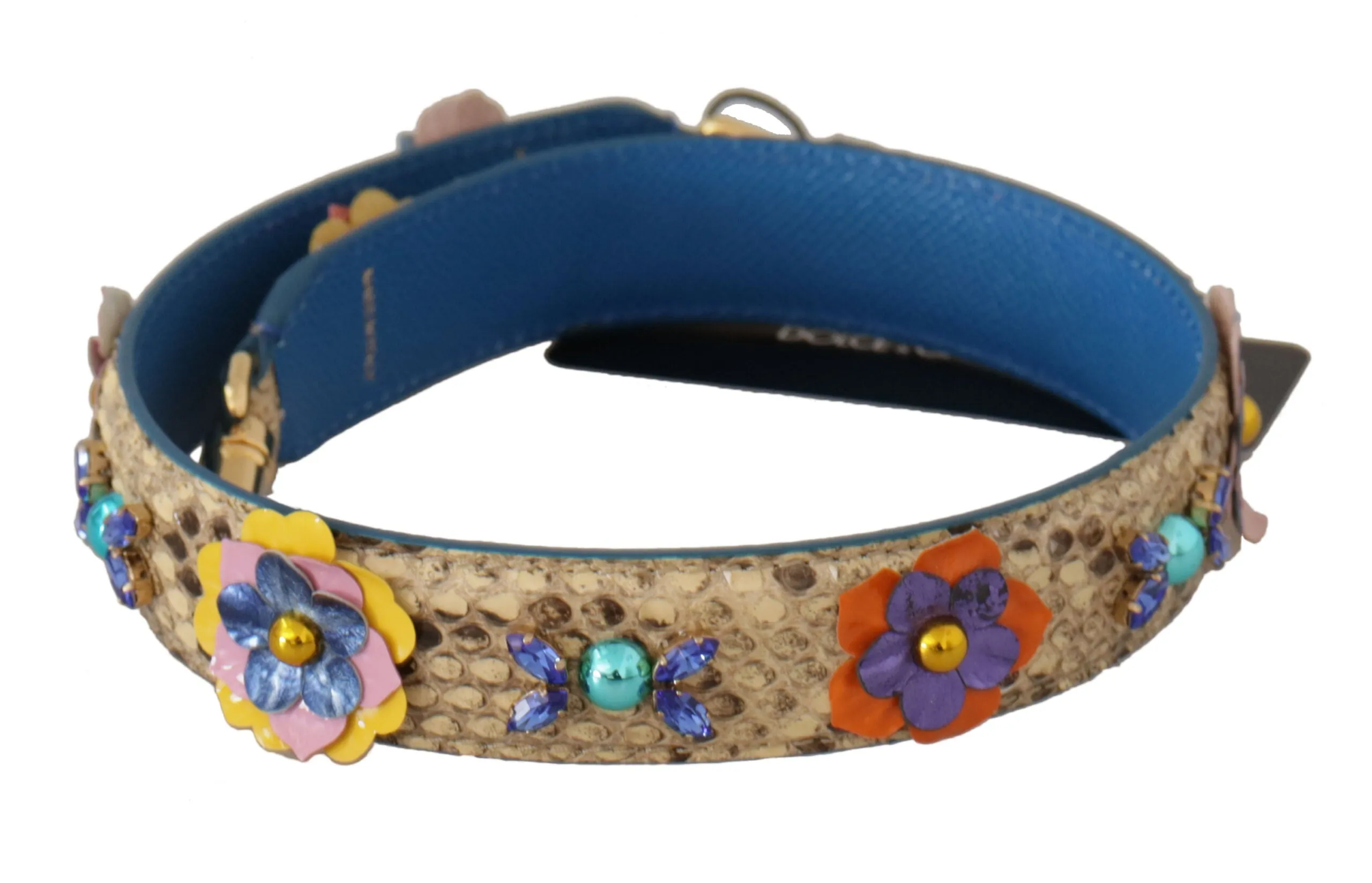 Elegant Beige Python Leather Strap sold by Louxly product image thumbnail 2