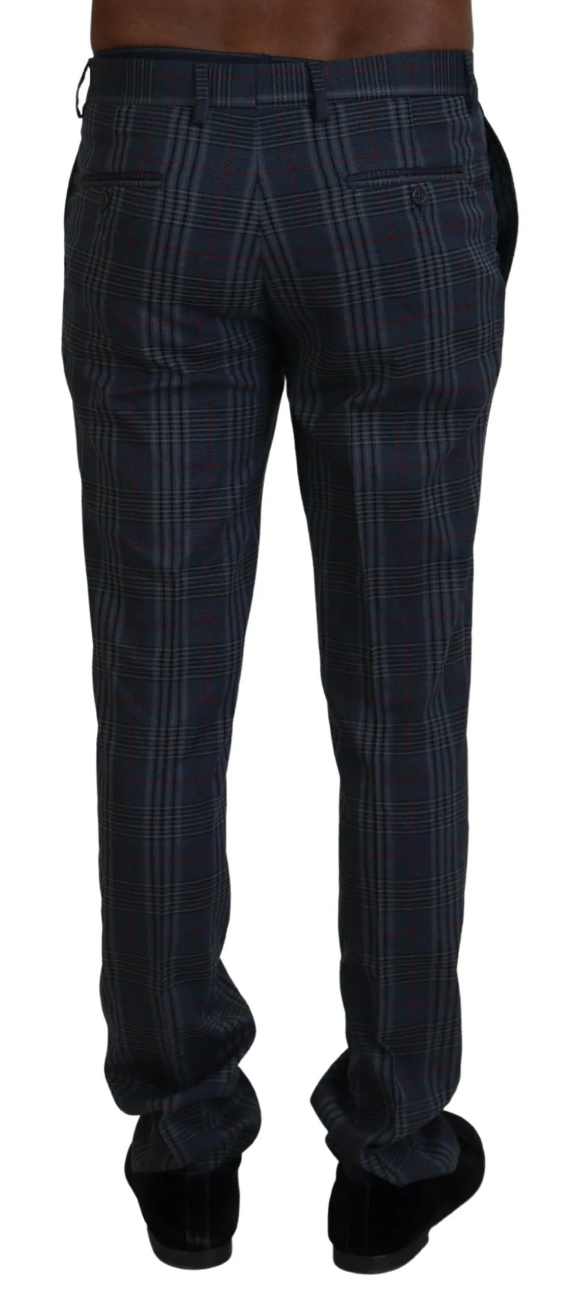 Elegant Multicolor Pure Wool Trousers sold by Louxly product image thumbnail 4