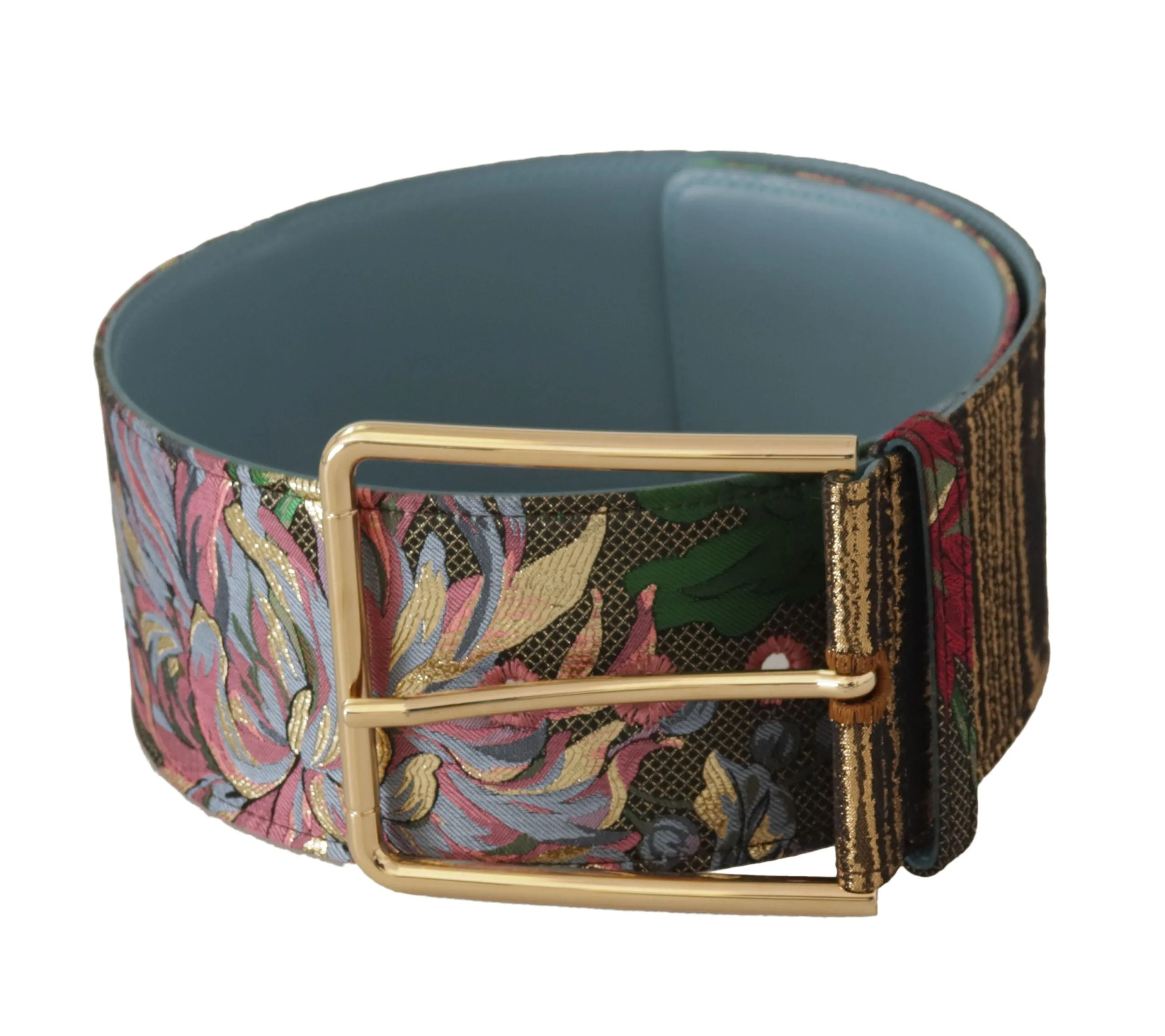 Multicolor Leather Logo Buckle Belt sold by Louxly