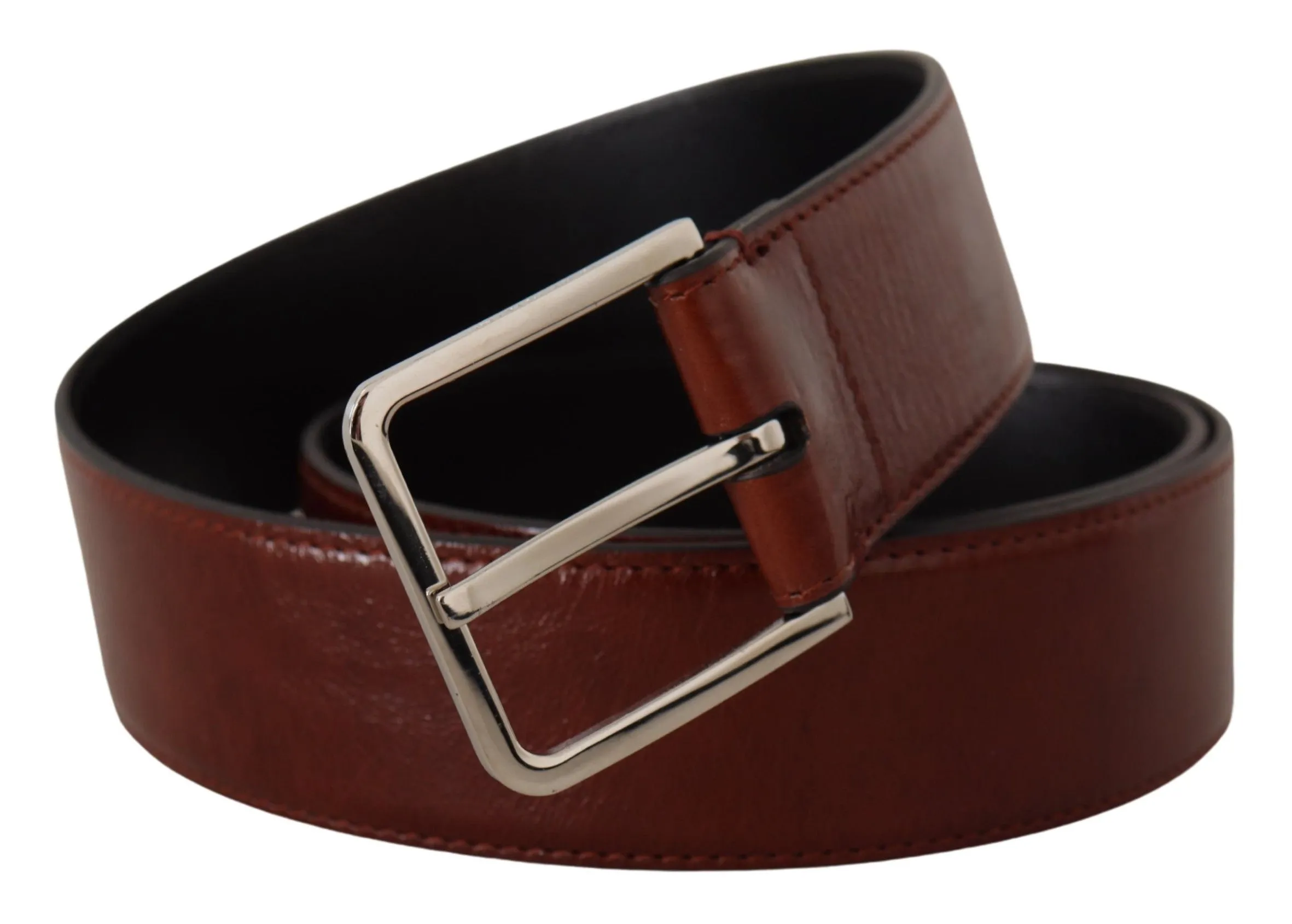 Elegant Leather Belt with Engraved Buckle sold by Louxly product image thumbnail 2