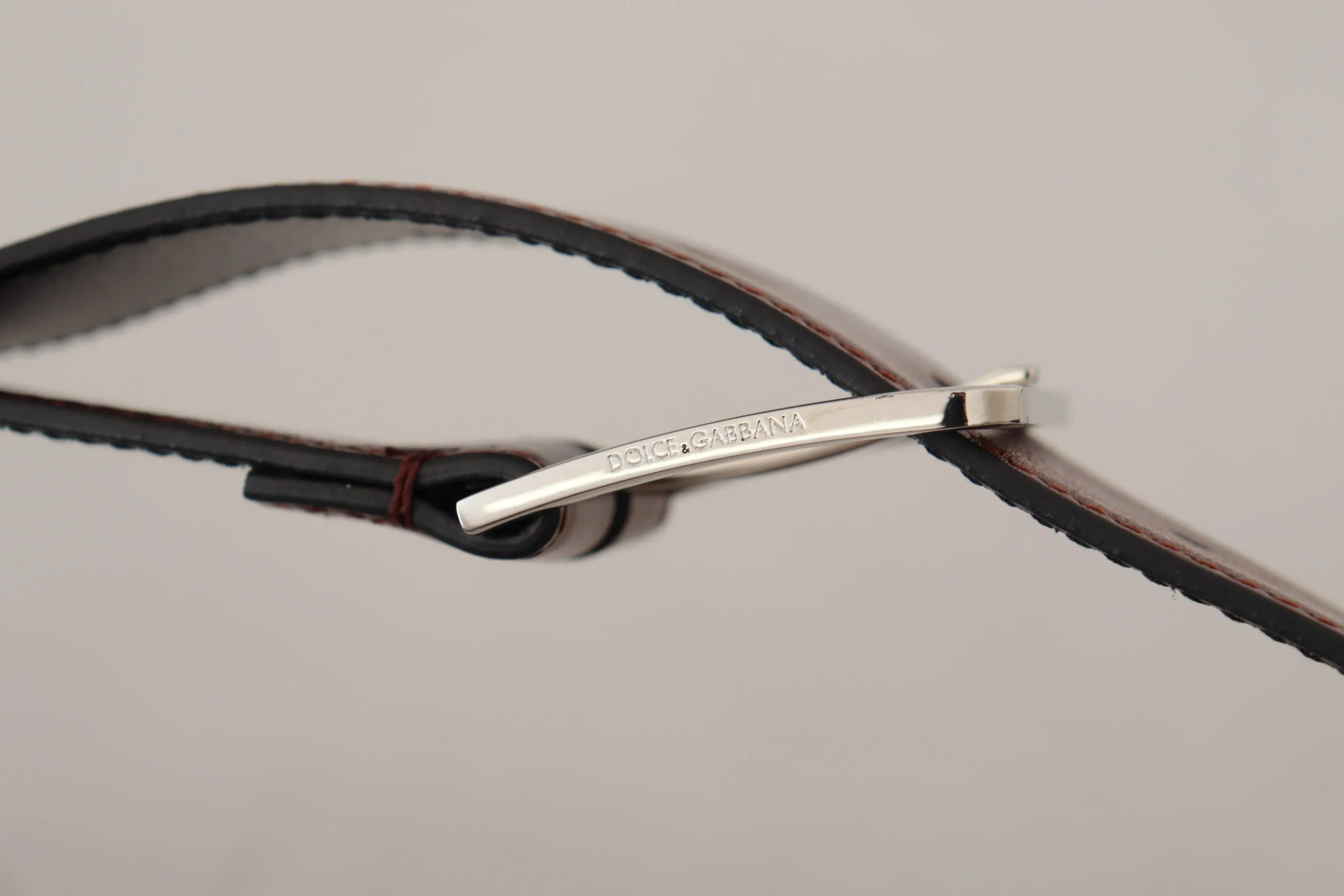 Elegant Leather Belt with Engraved Buckle sold by Louxly product image thumbnail 5