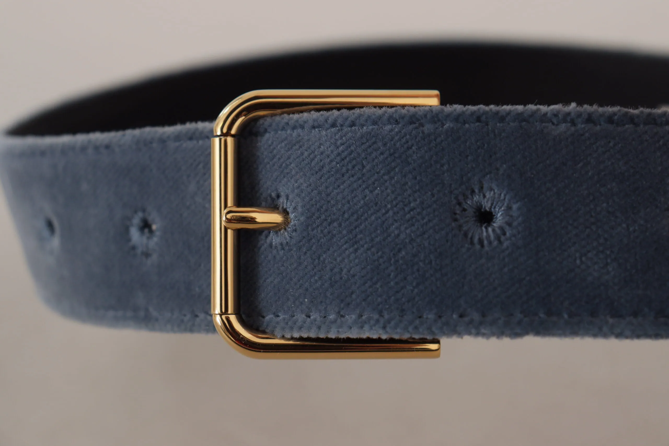 Elegant Navy Velvet Designer Belt sold by Louxly product image thumbnail 4