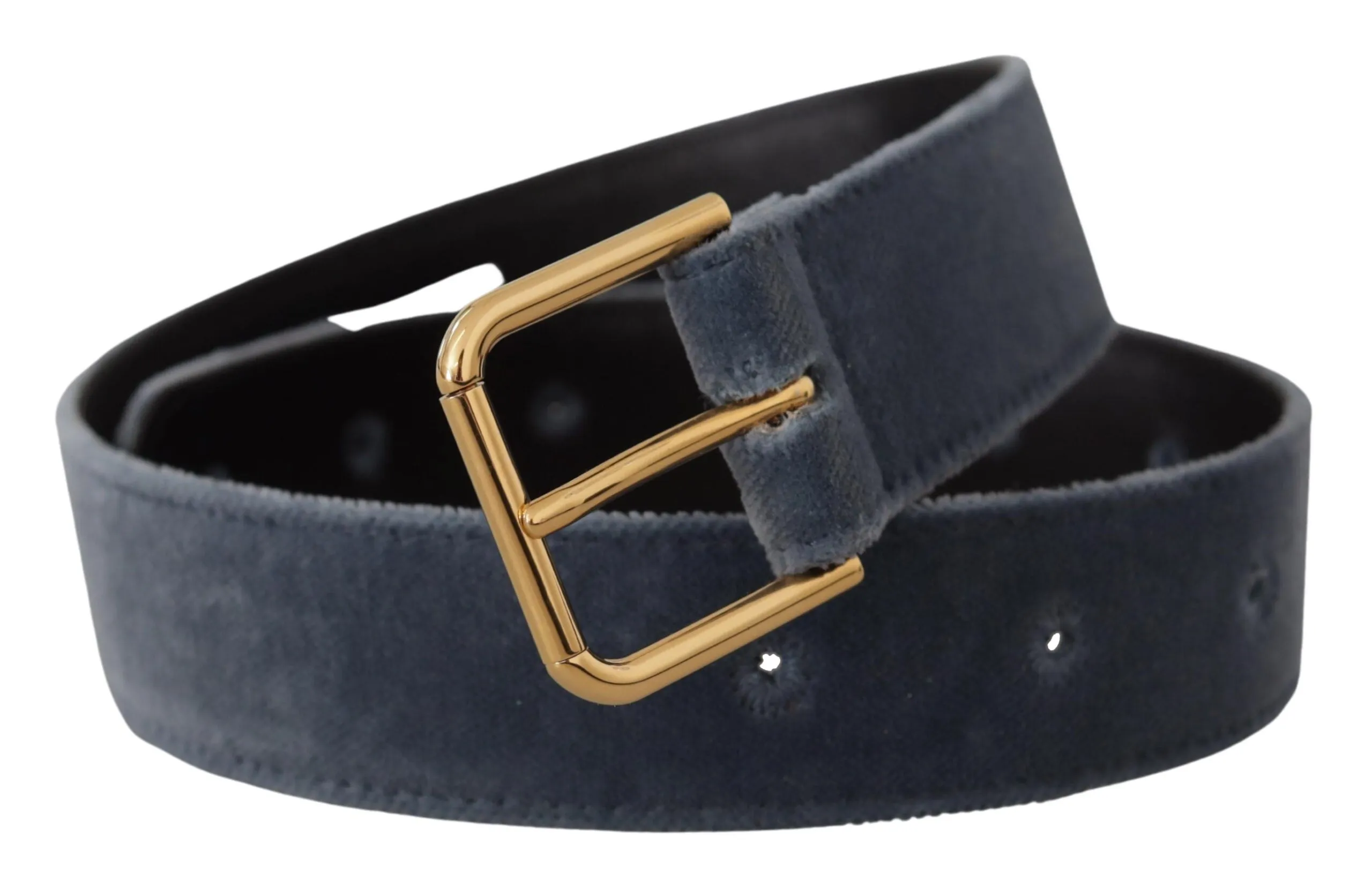 Elegant Navy Velvet Designer Belt sold by Louxly product image thumbnail 2