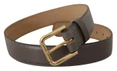 Elegant Engraved Buckle Leather Belt sold by Louxly