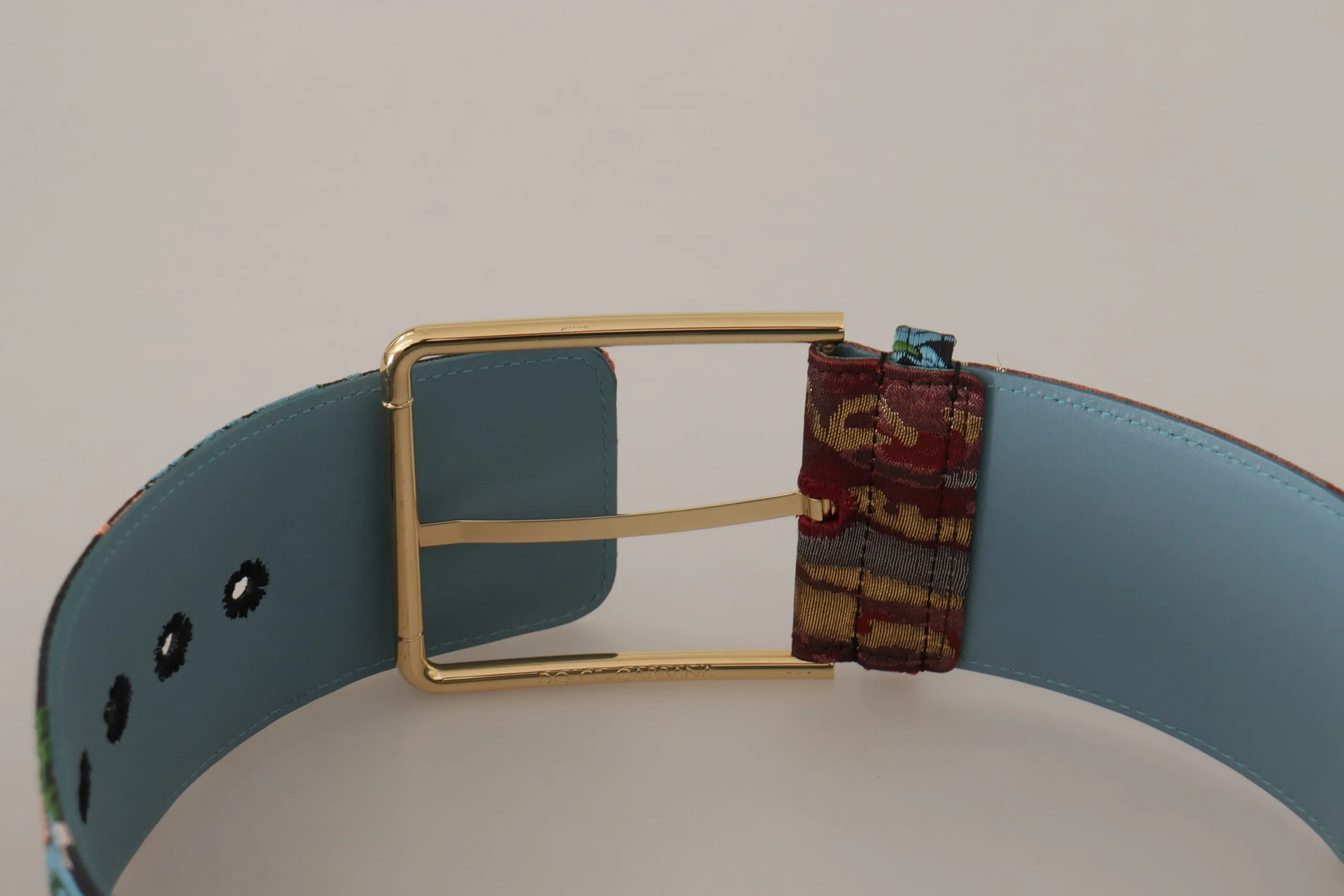 Multicolor Canvas Leather Statement Belt sold by Louxly product image thumbnail 3