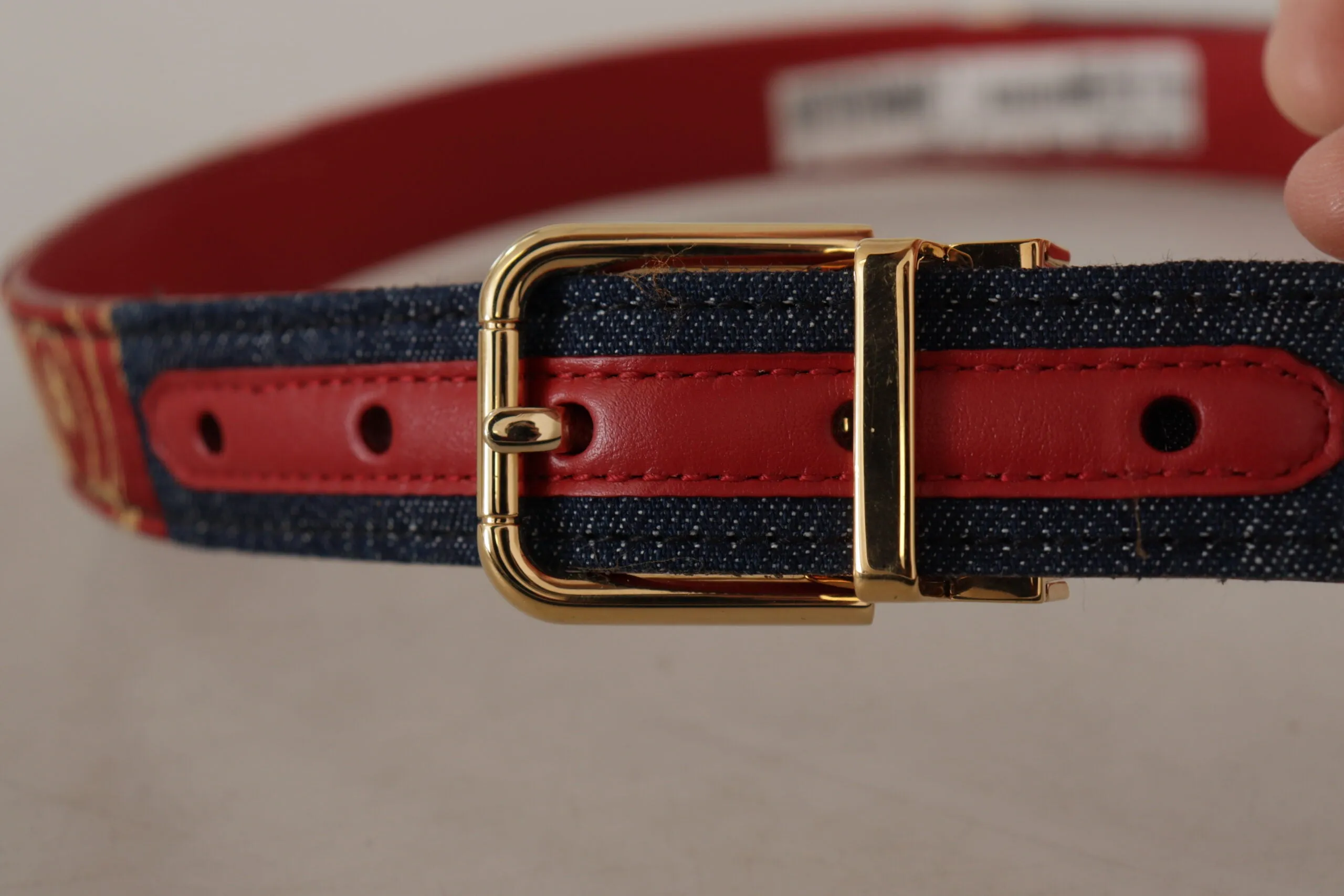 Chic Multicolor Leather Belt with Engraved Buckle sold by Louxly product image thumbnail 5