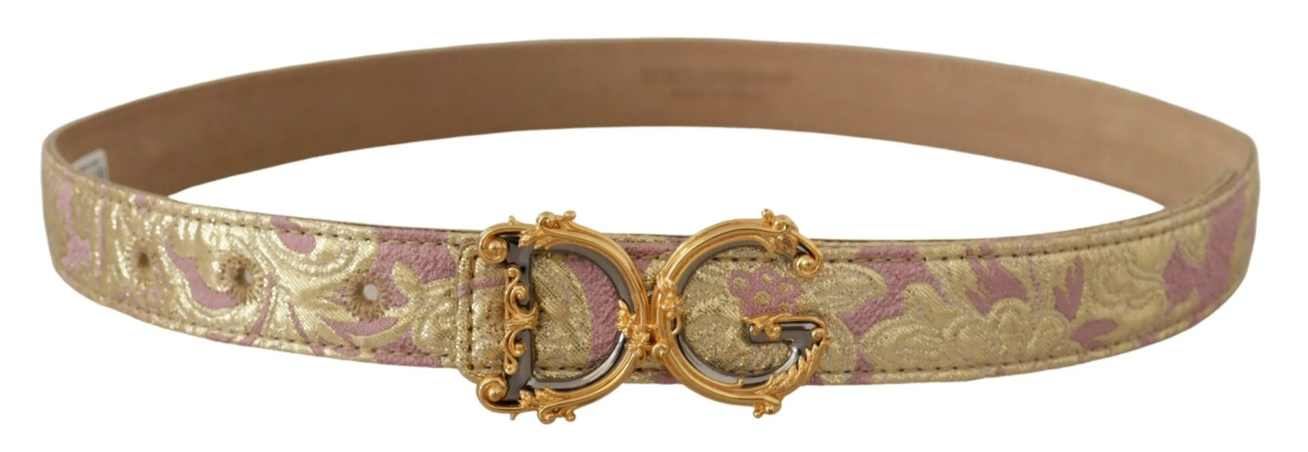 Chic Gold and Pink Leather Belt sold by Louxly product image thumbnail 3
