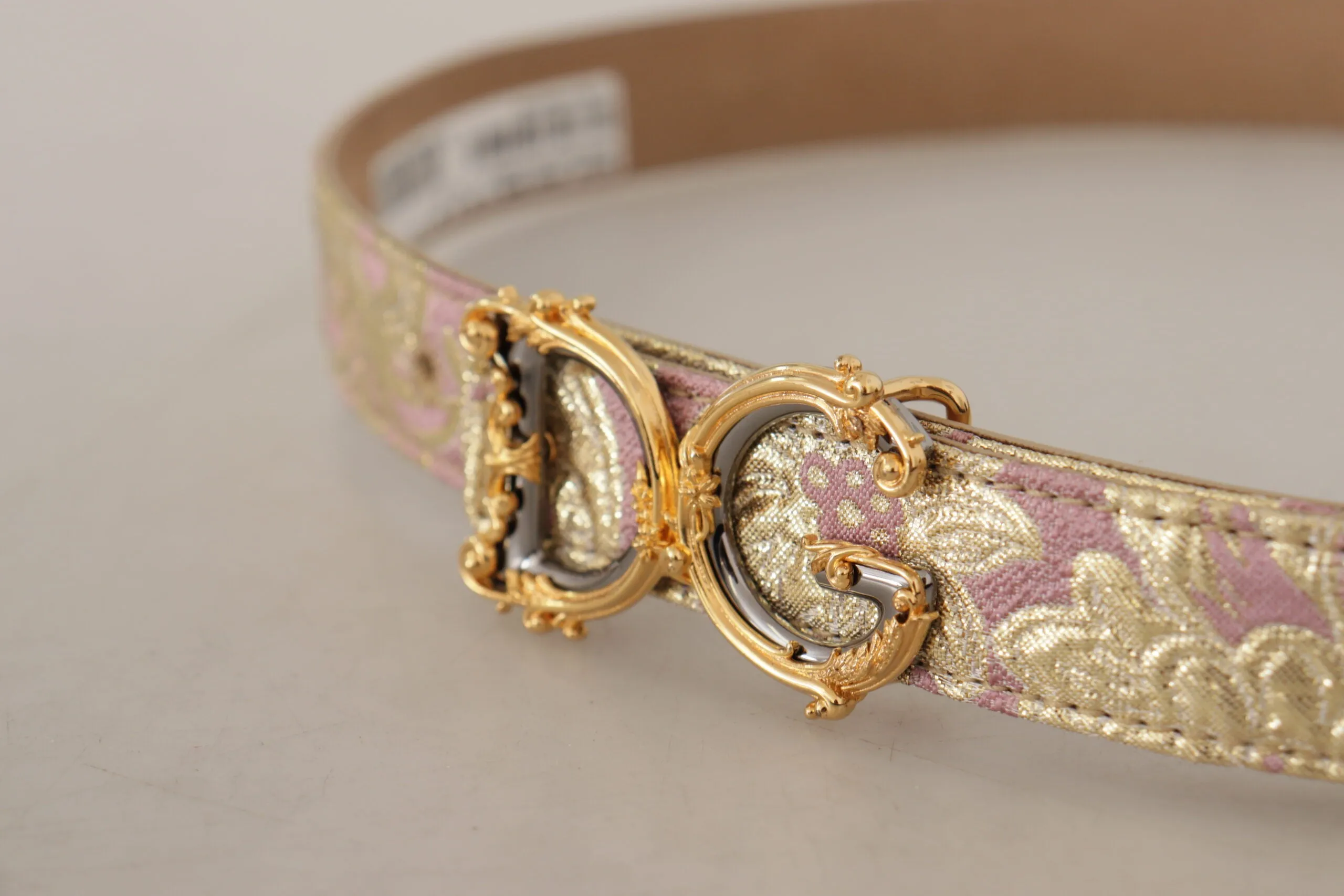 Chic Gold and Pink Leather Belt sold by Louxly product image thumbnail 4