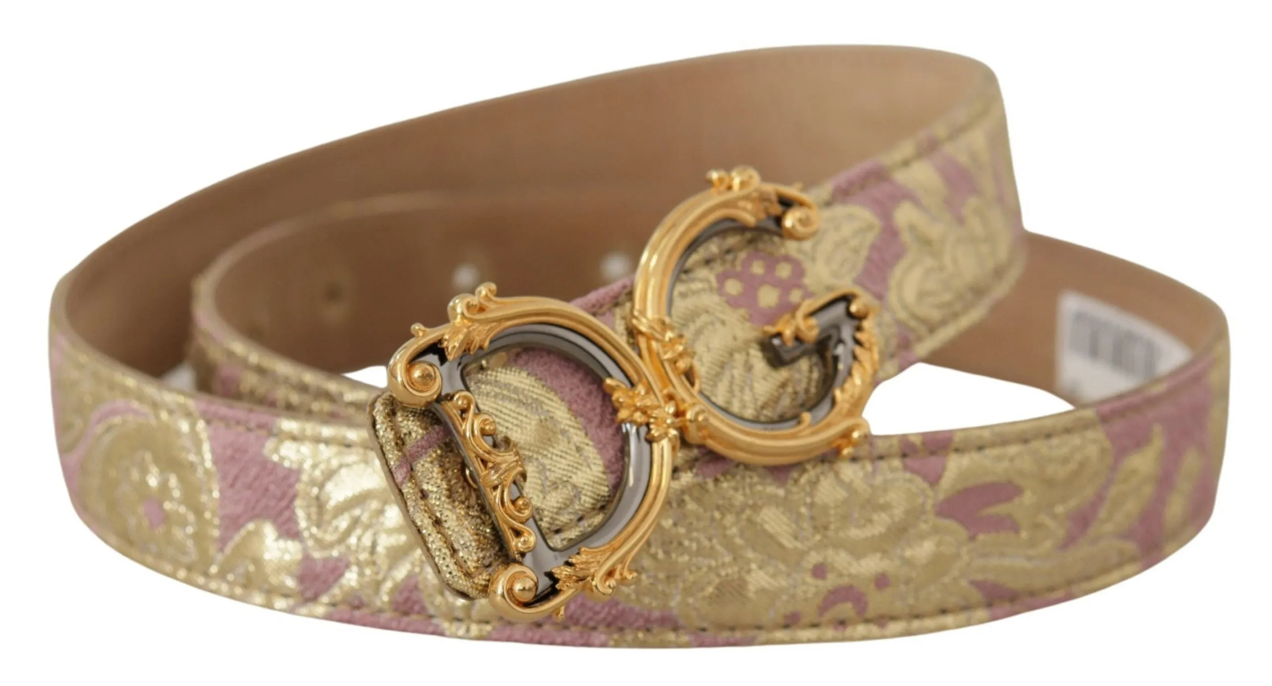 Chic Gold and Pink Leather Belt sold by Louxly product image thumbnail 2