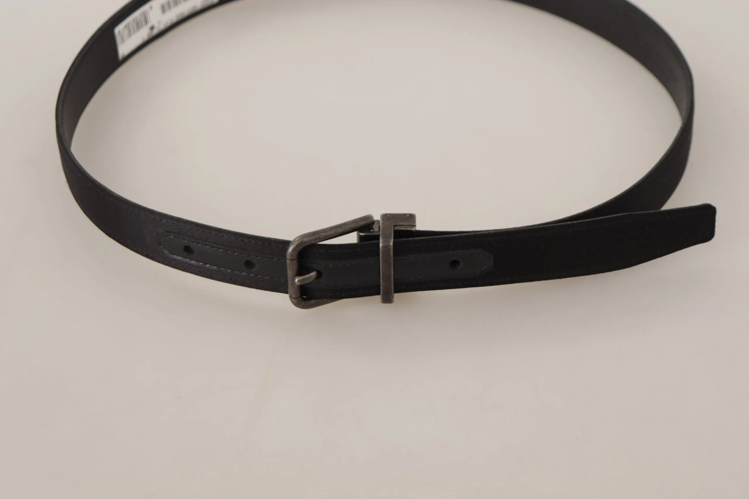 Elegant Black Leather Belt with Metal Buckle sold by Louxly product image thumbnail 5